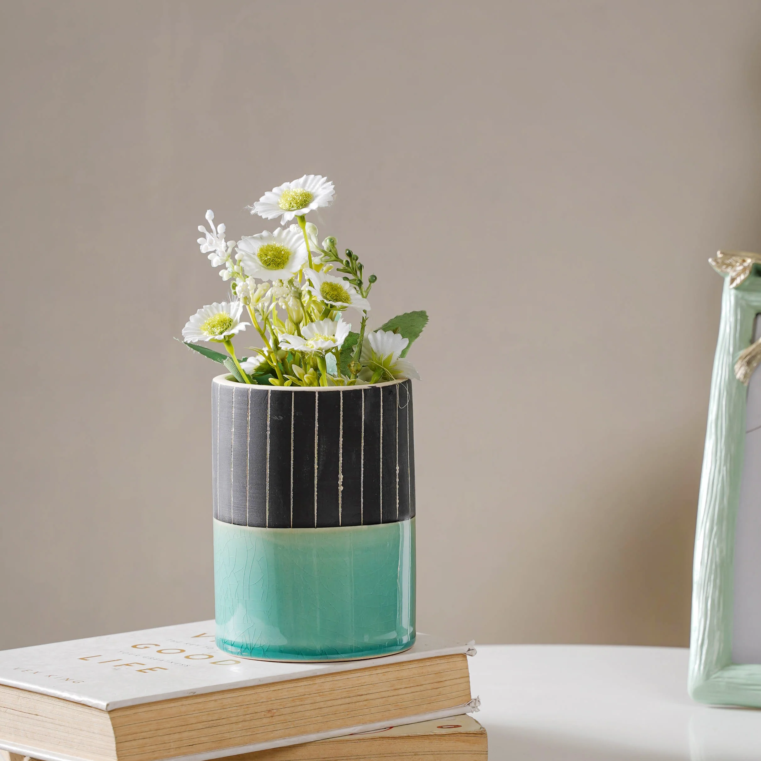 Blue Flower Pot