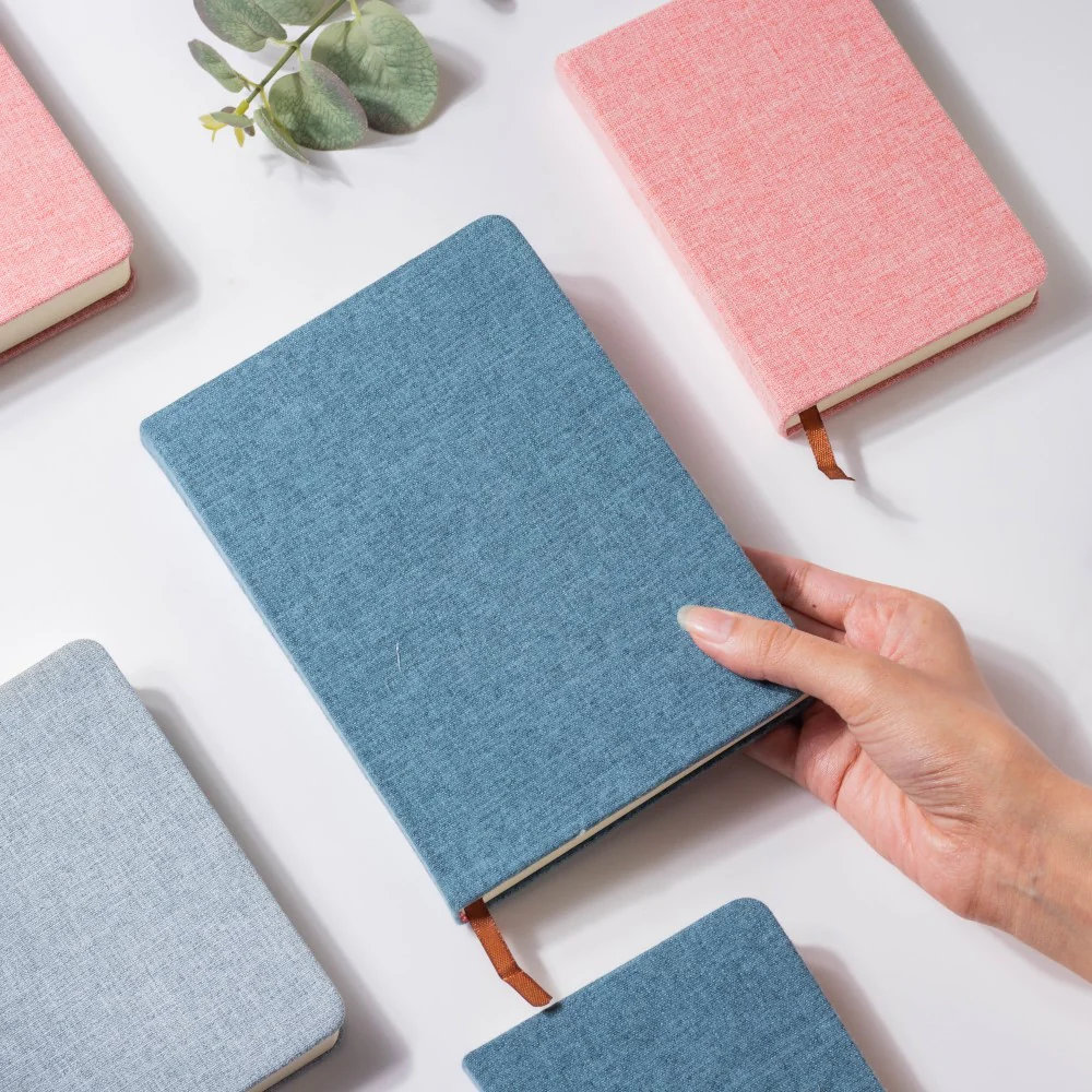 Blue Hardbound Notebook 128 Pages - Image 4