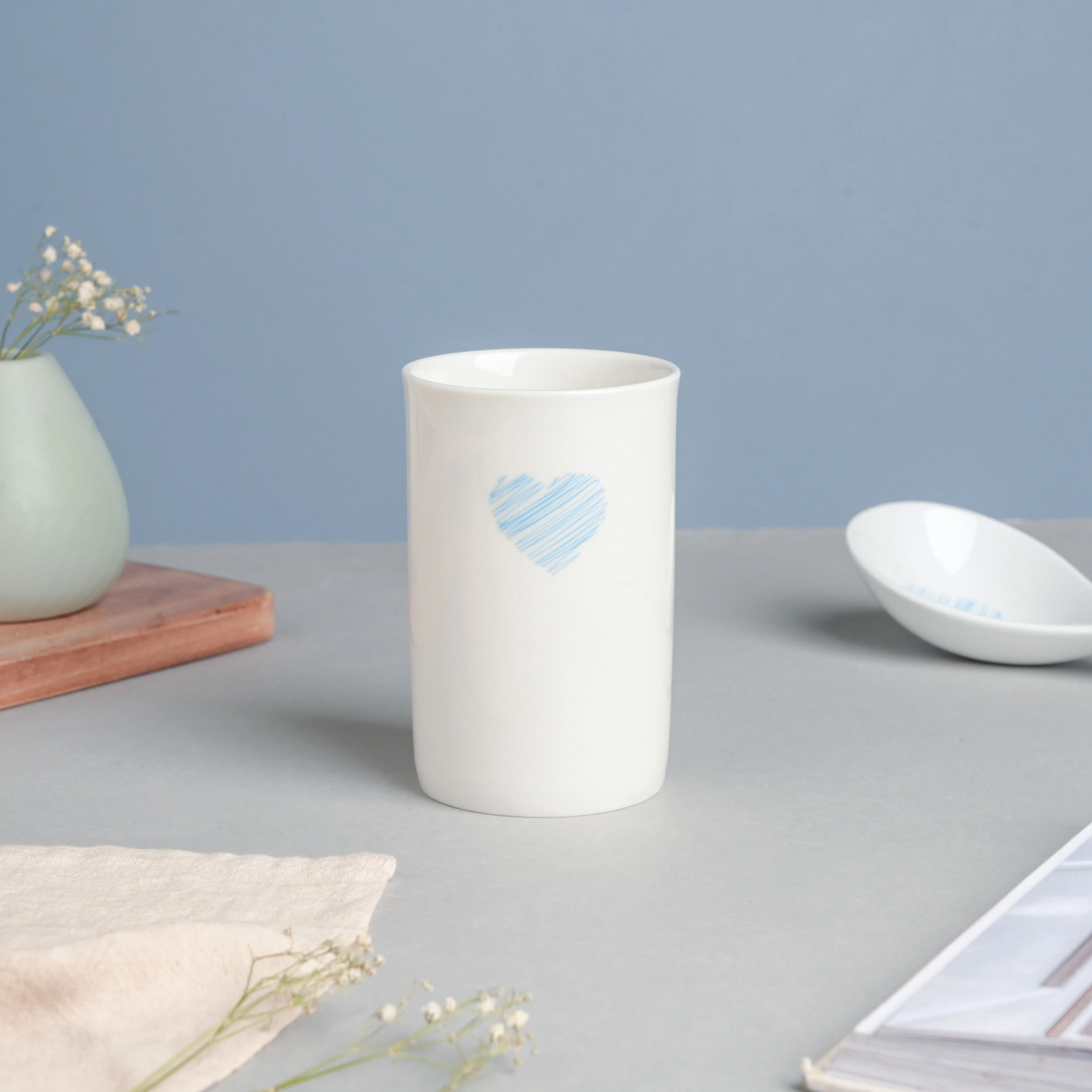 Blue Heart Stationary Stand 250 ml - Image 3