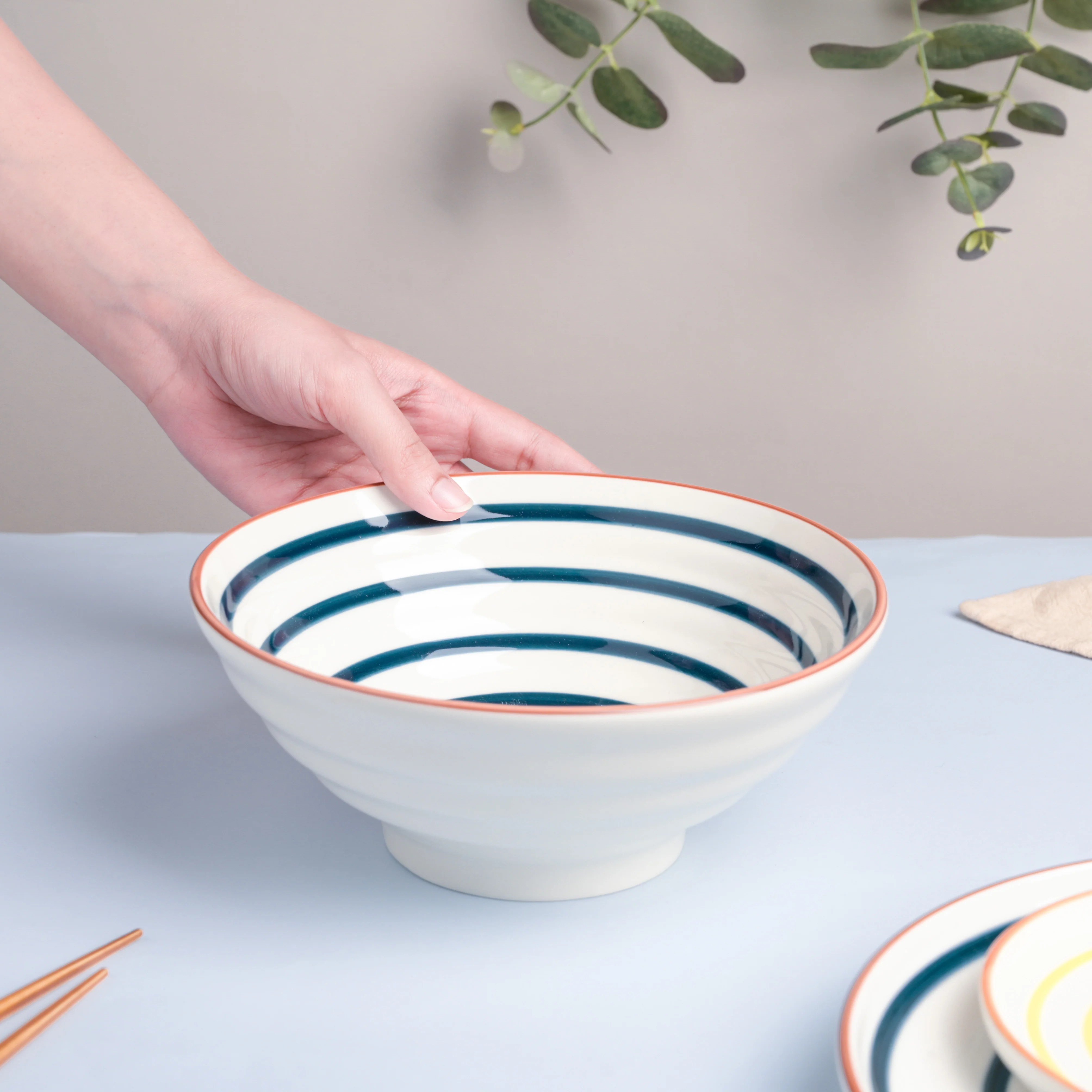 Blue Illusion Serving Bowl - Image 2
