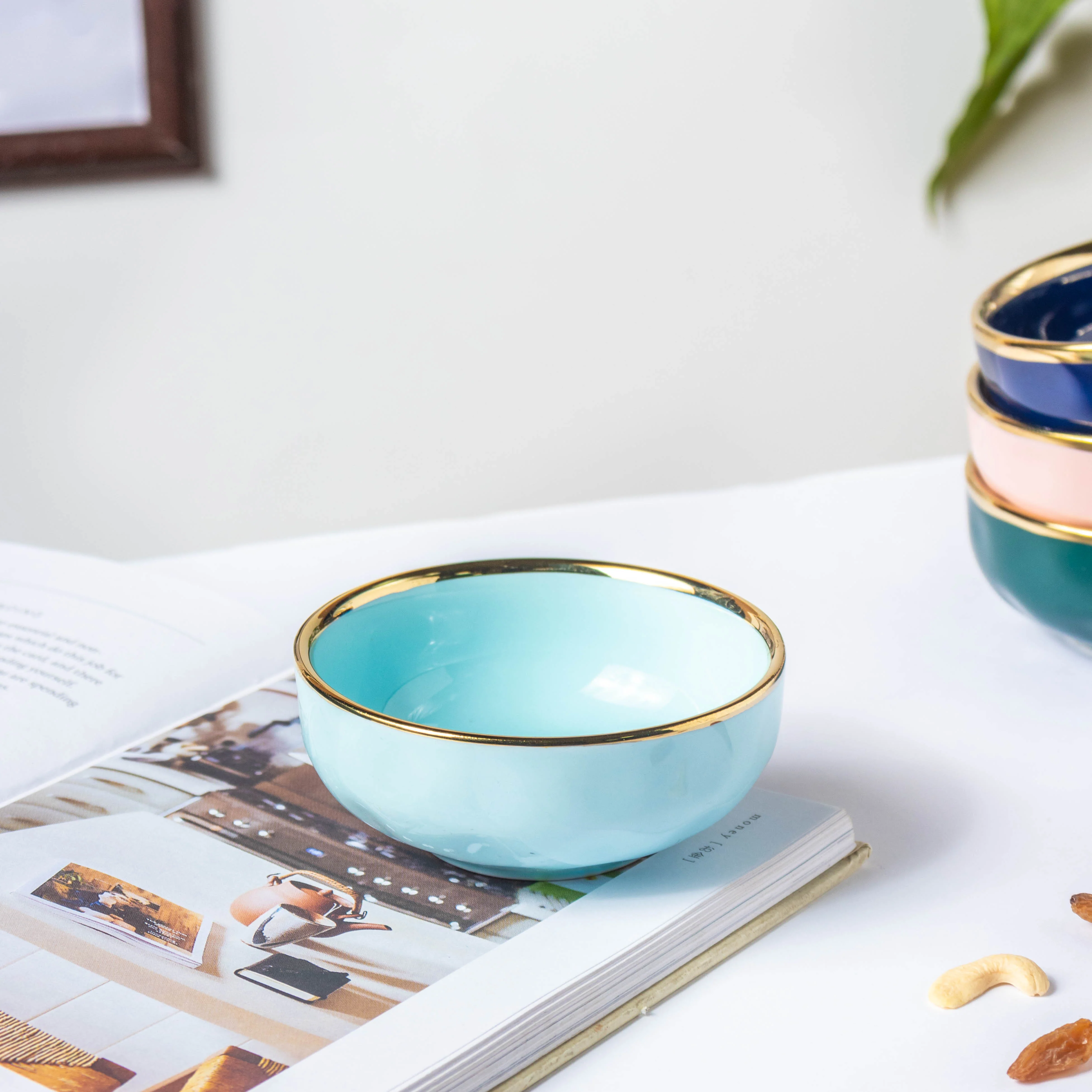 Blue Jay Ceramic Dip Bowl - Image 3