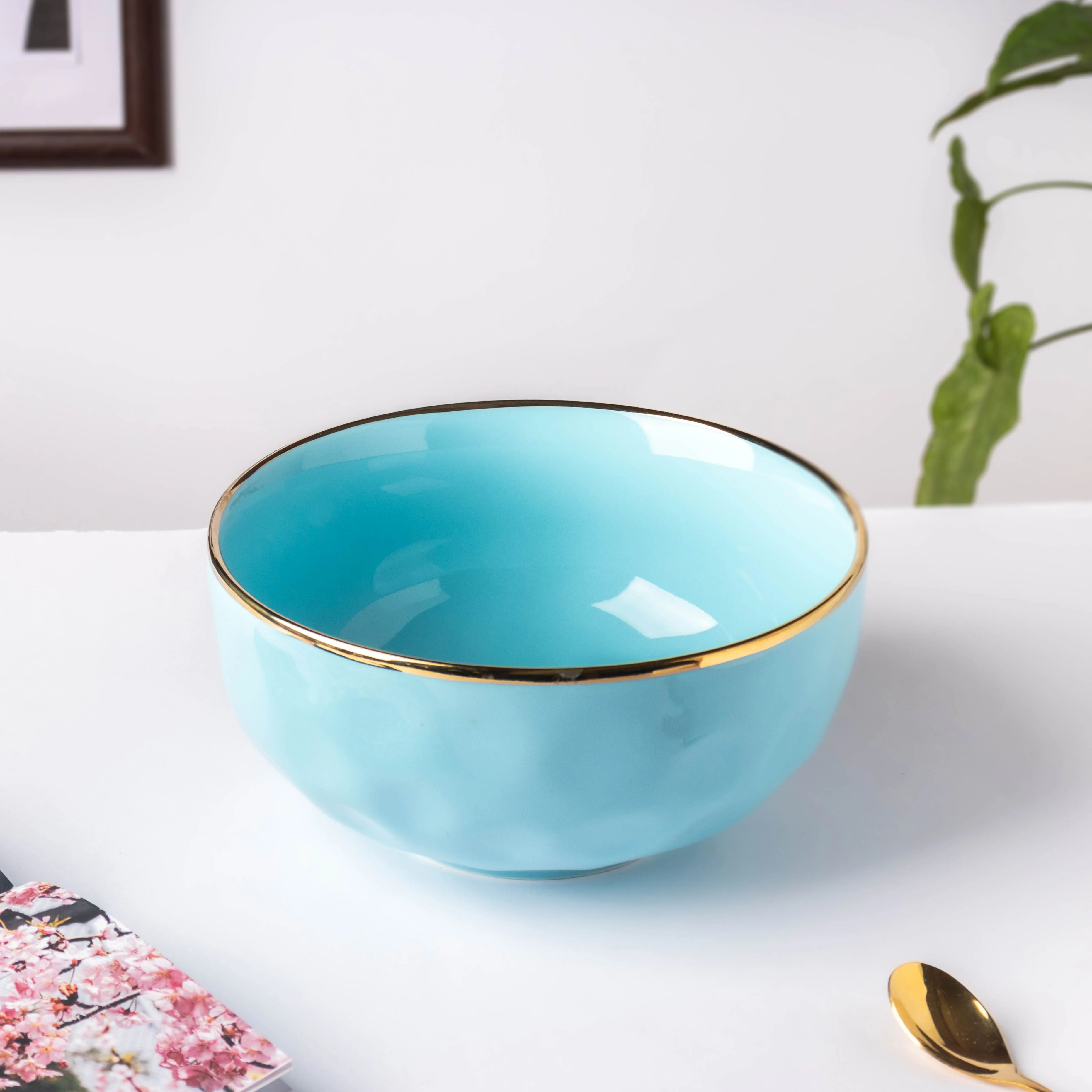 Blue Jay Serving Bowl 8 Inch - Image 6