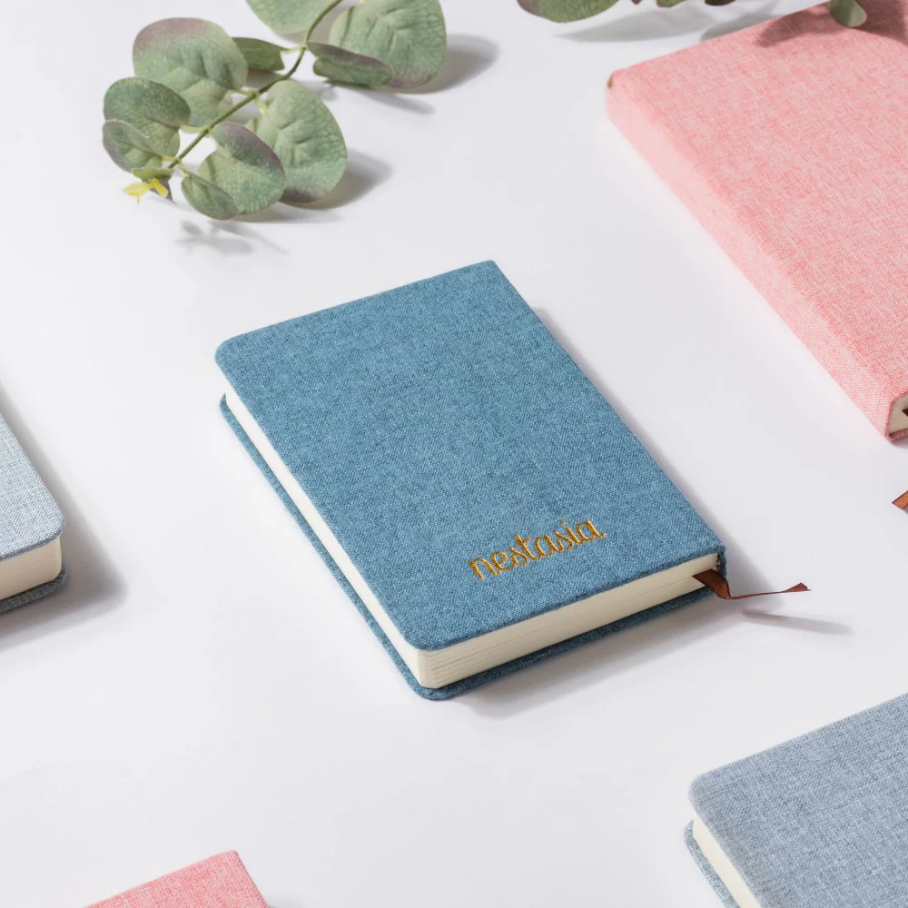 Blue Pocket Hardbound Notebook 128 Pages - Image 2