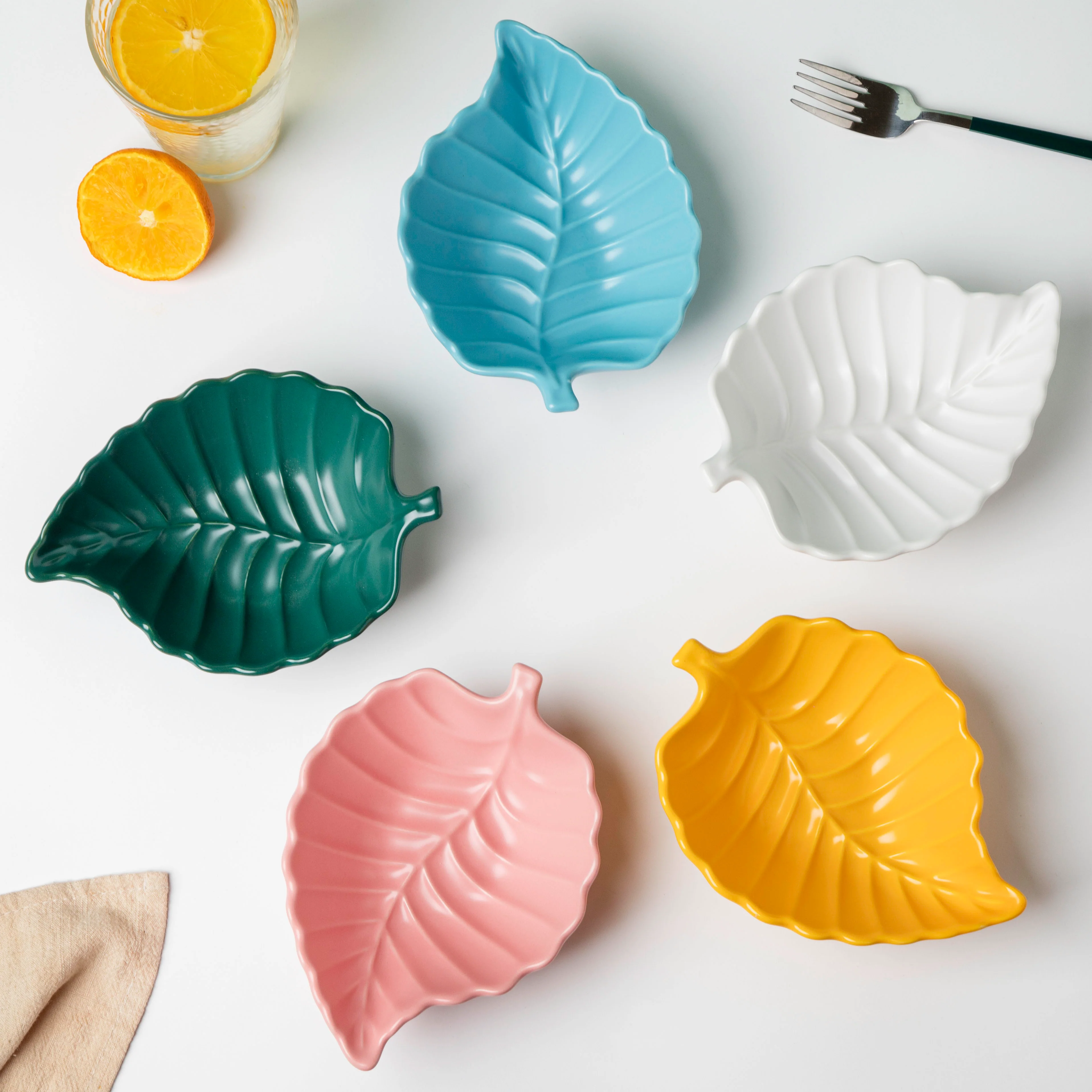 Blue Scotch Pine Leaf Snack Bowl 6 Inch 200 ml - Image 7