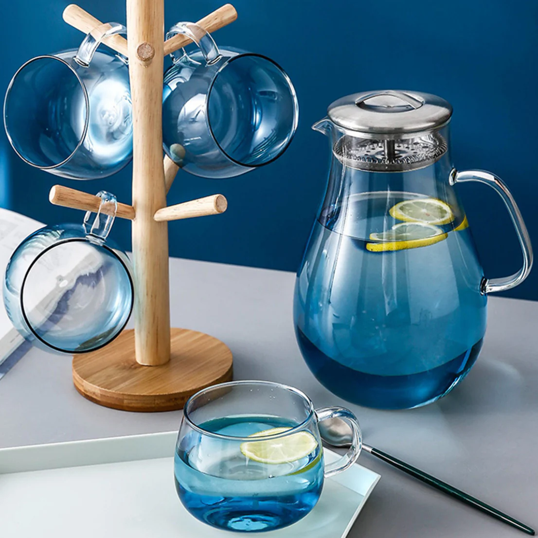 Blue Teapot Set - Image 3