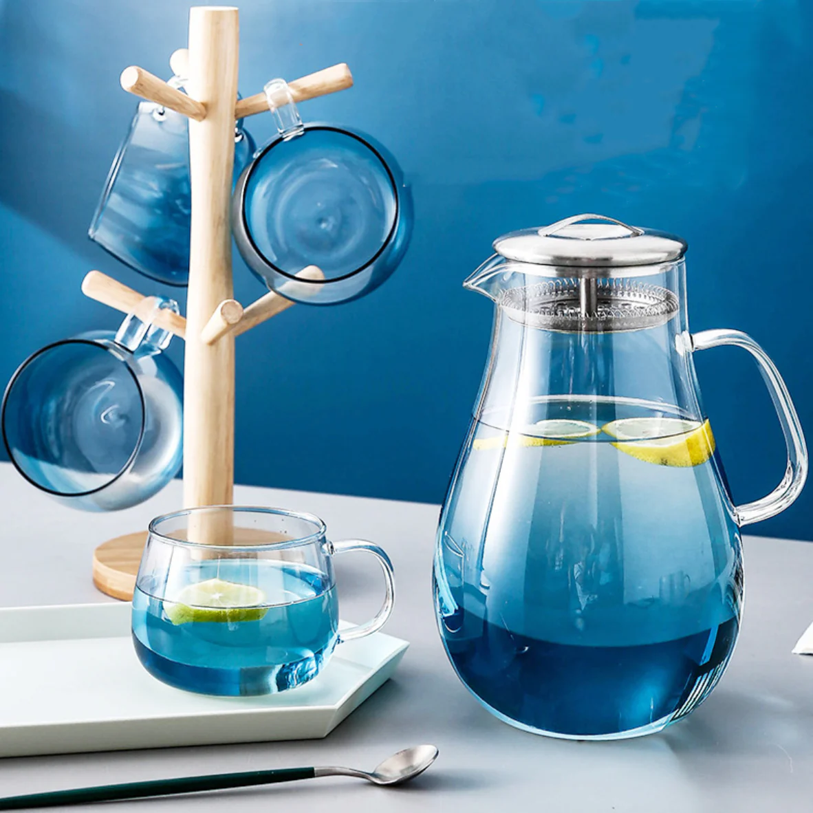 Blue Teapot Set - Image 7