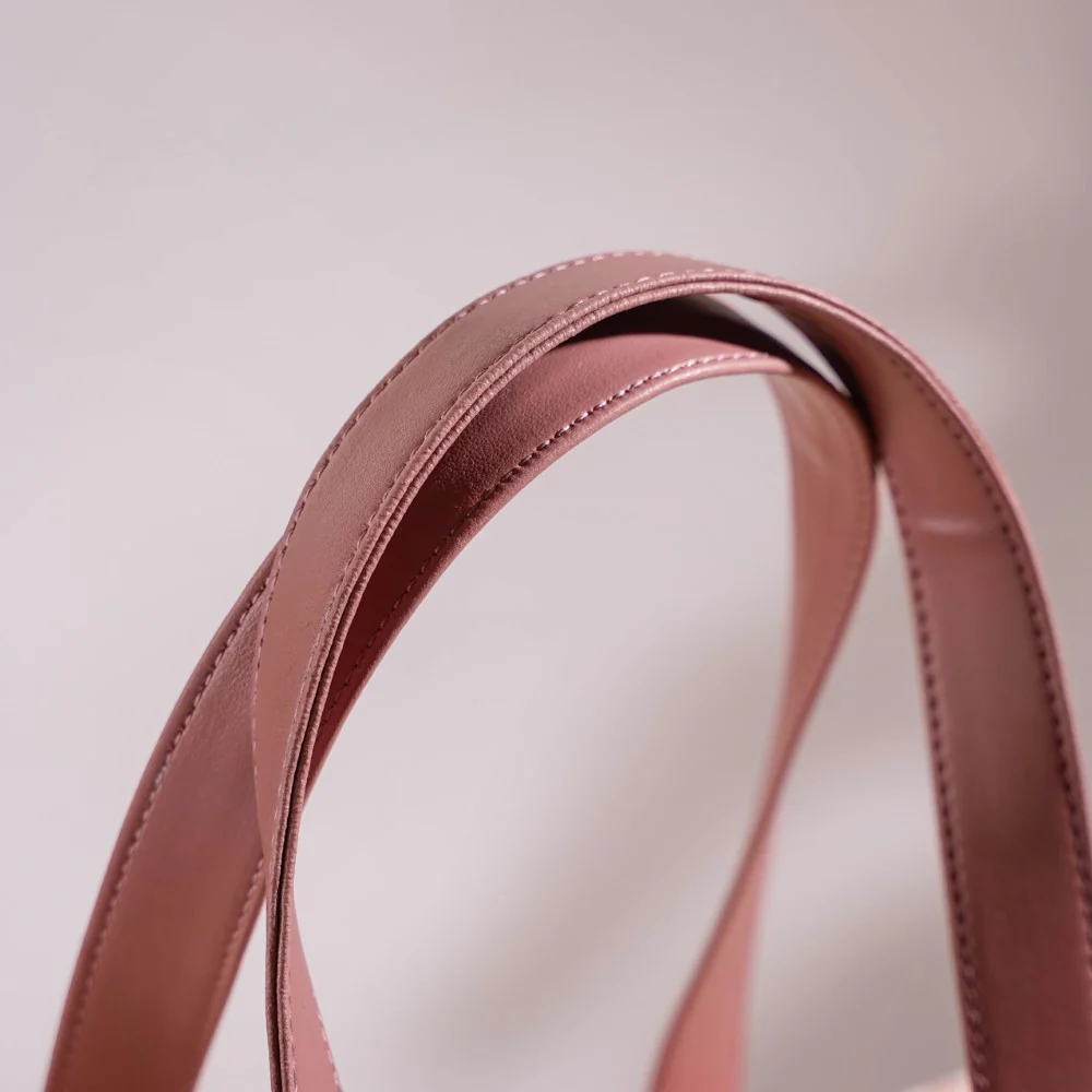 Boho Shopper Bag Pink Large 17 X 12 Inch - Image 9