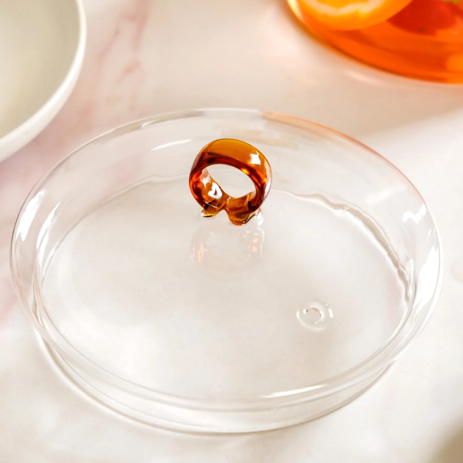 Borosilicate Cooking Pot With Amber Handles 1600ml - Image 8