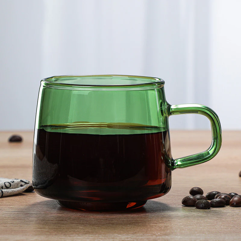 Borosilicate Glass Cup Green - Image 2