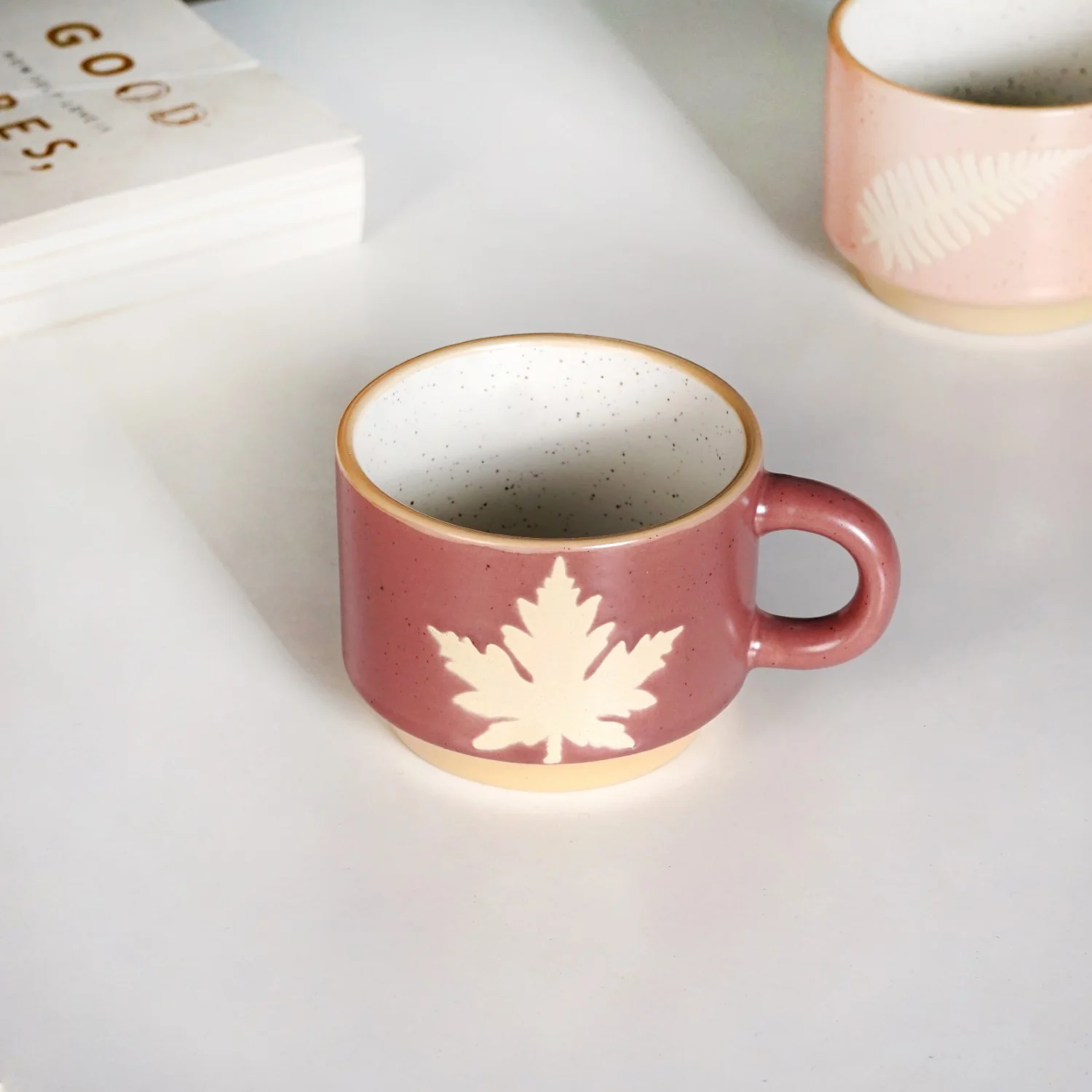 Botanical Stackable Cup Set Of 4 Autumn Edition 145ml - Image 10