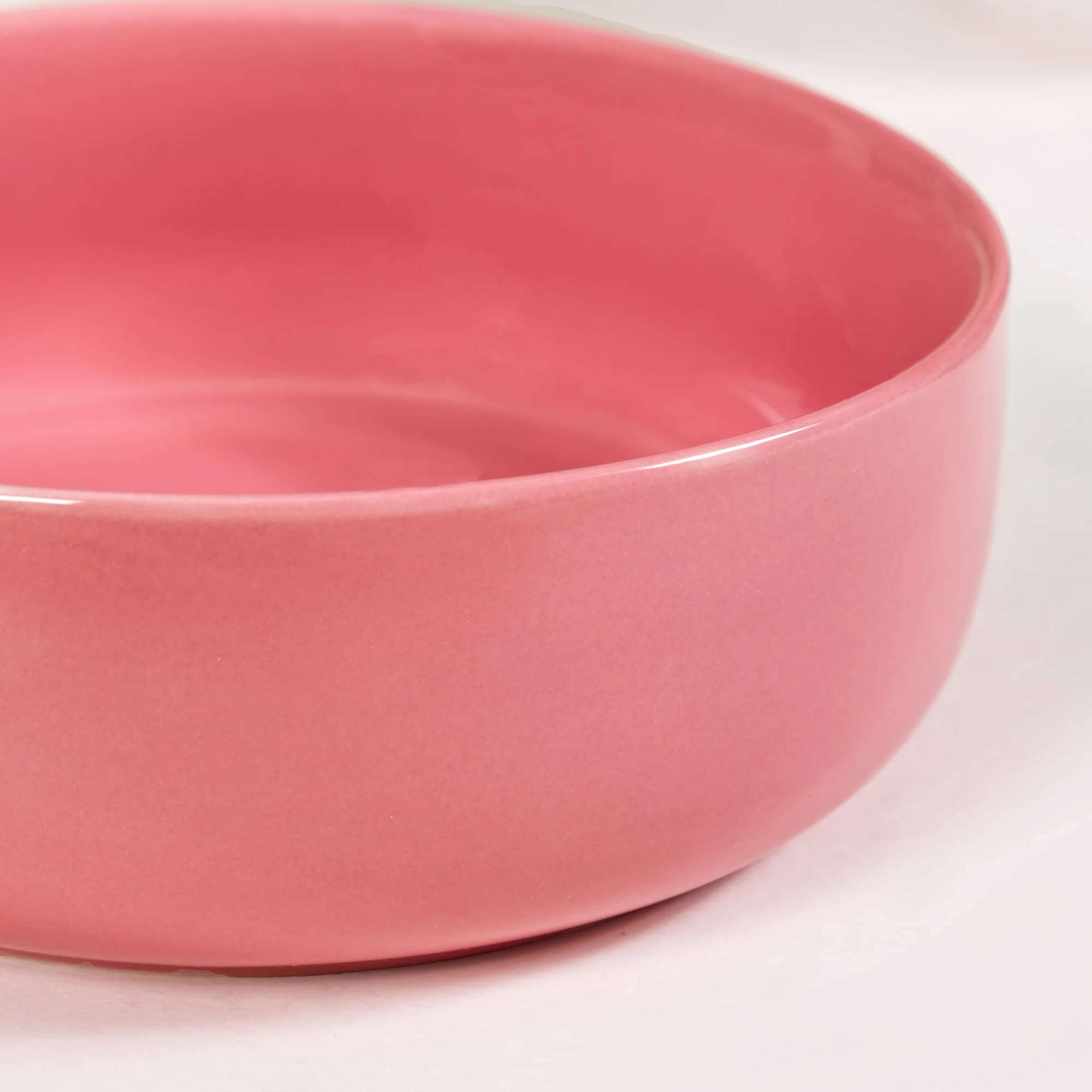 Bowl With Handle Pink 700ml - Image 8