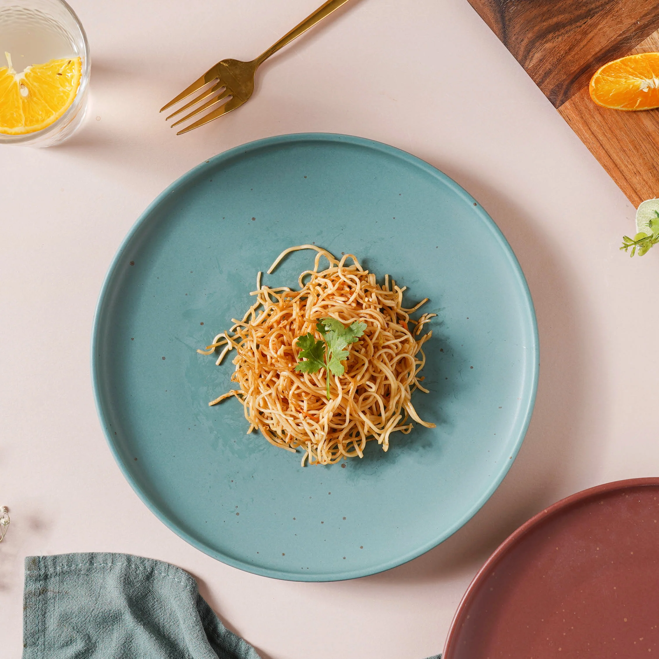 Breathtaking Turquoise Dinner Plate 10 Inch - Image 4