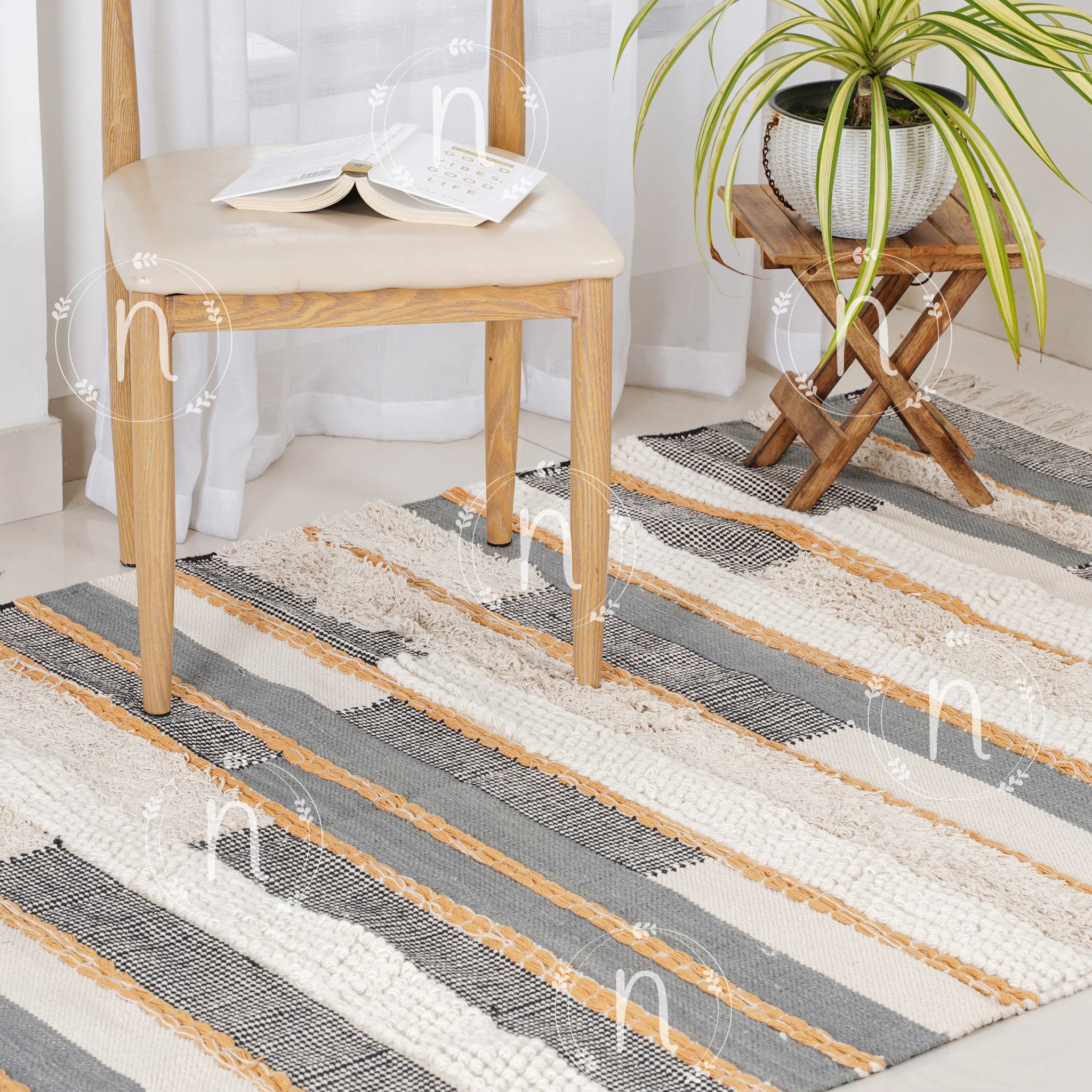 Brick Brack Abstract Carpet - Image 6