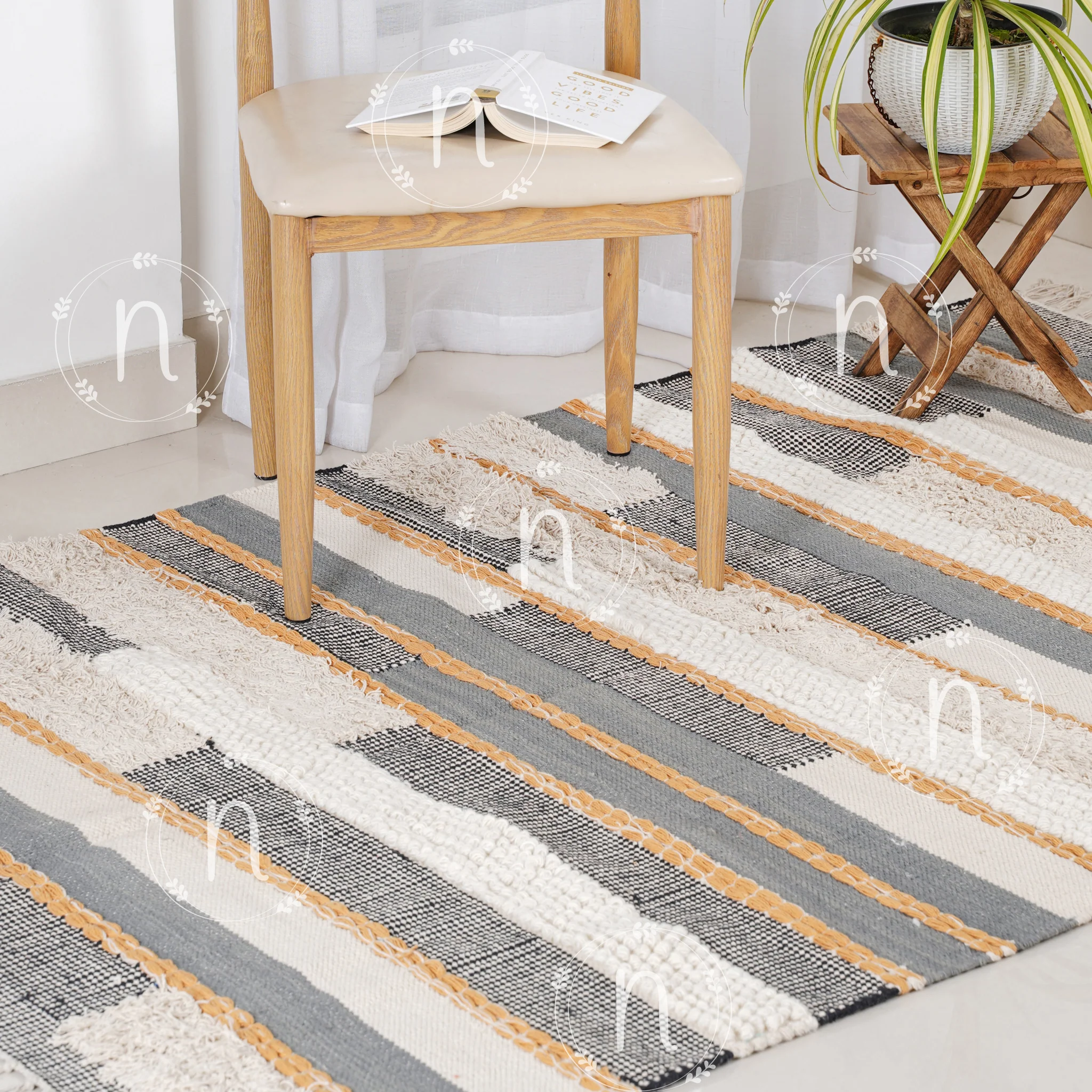 Brick Brack Abstract Carpet - Image 8