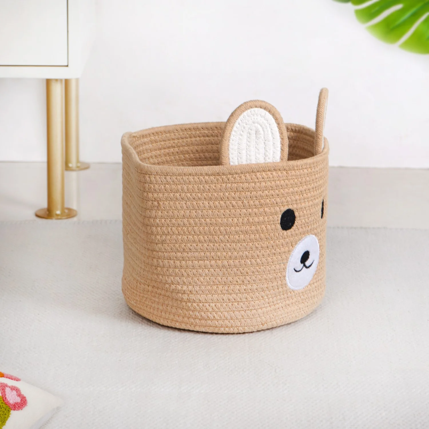 Brown Bear Basket For Kids Room 19cm - Image 6