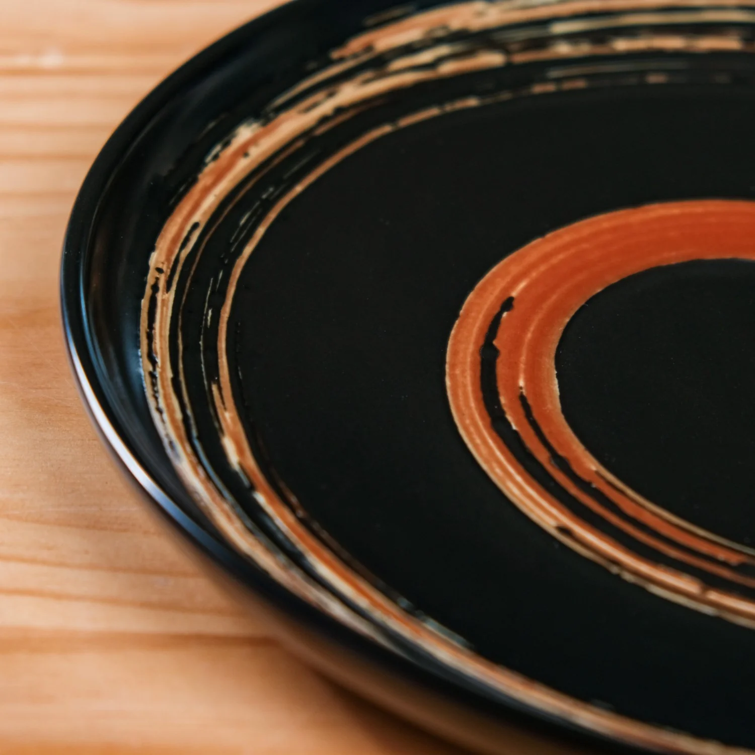 Brushstroke Round Exotic Dinner Plate Set Of 4 10 Inch - Image 8