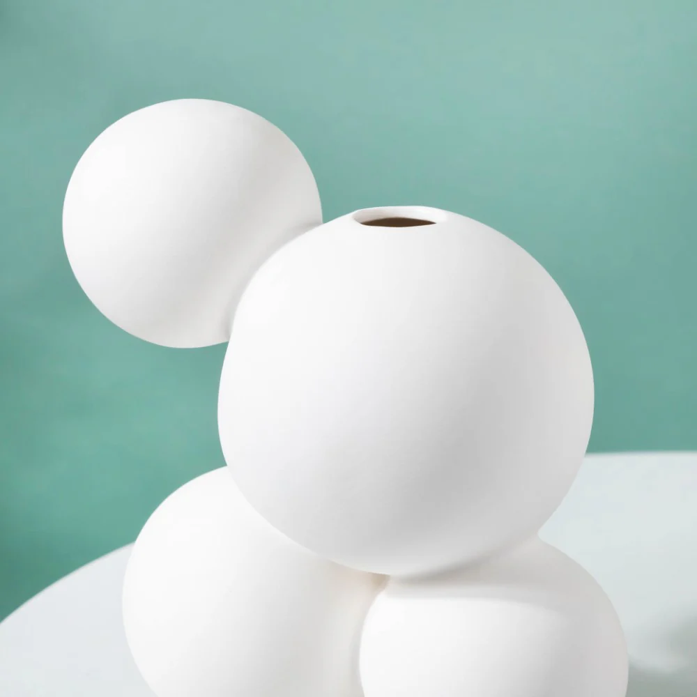 Bubble Bud Ceramic Vase For Decor - Image 4
