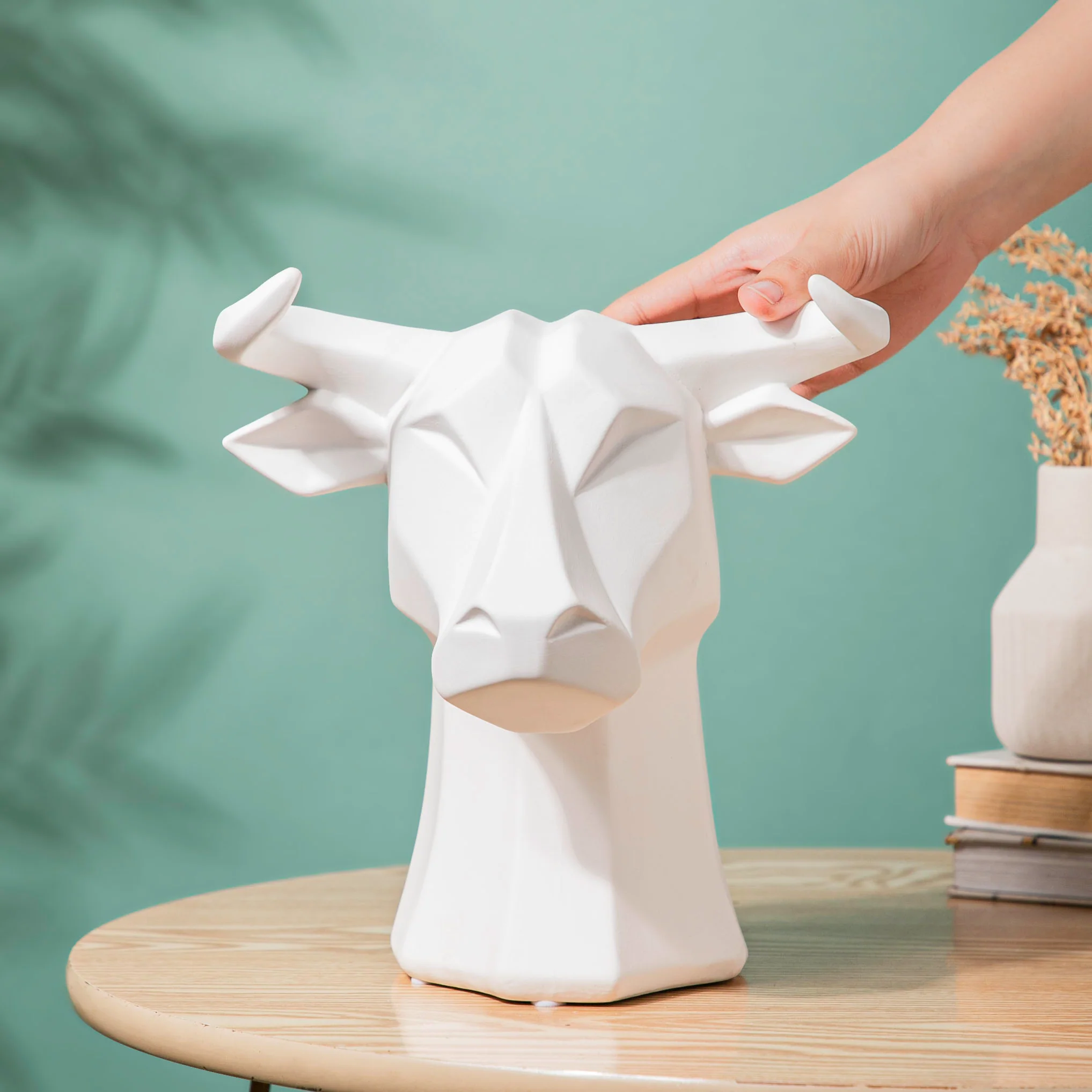 Bull Head Decor Showpiece - Image 2