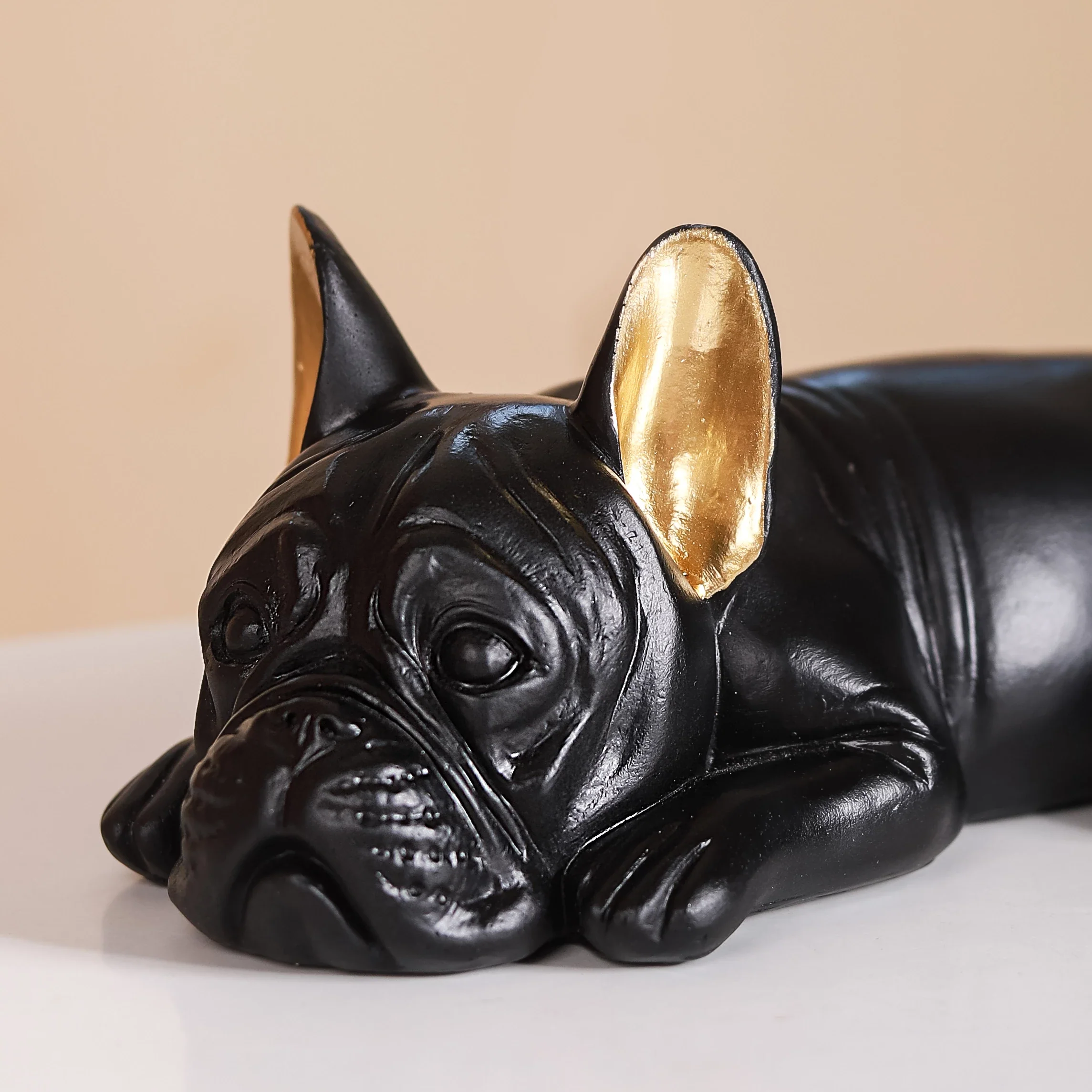 Bulldog Figurine Black - Image 9