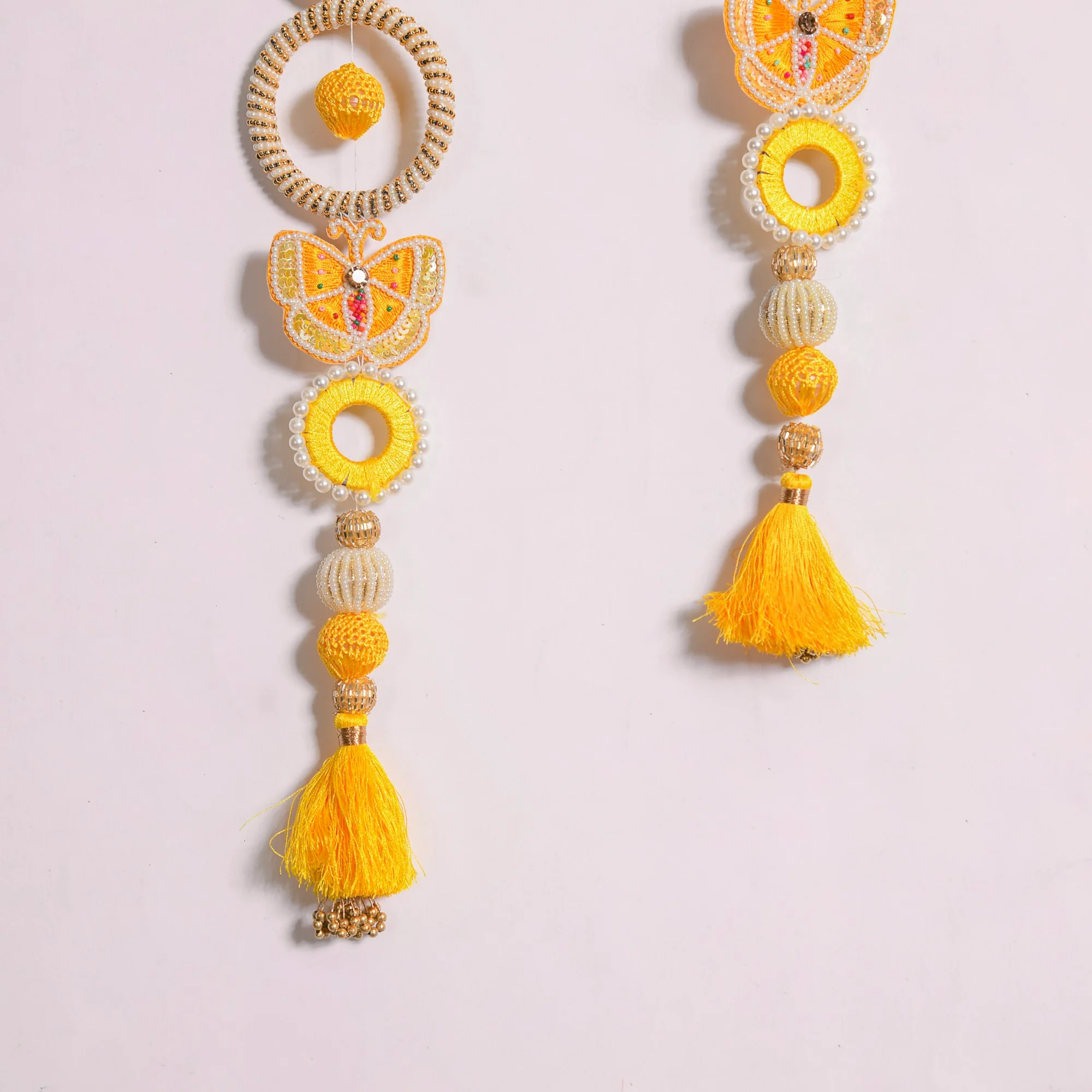 Butterfly Door Hanging Set of 2 Yellow - Image 6