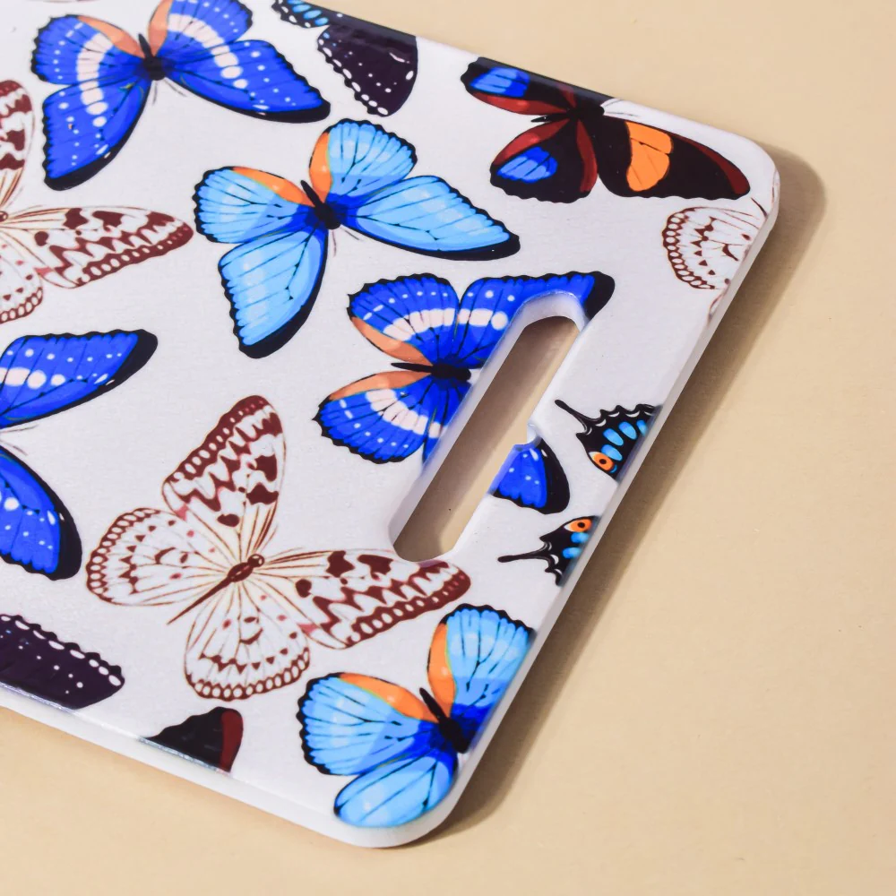 Butterfly Flutter Trivet with Cork Base 7.5 Inch - Image 4