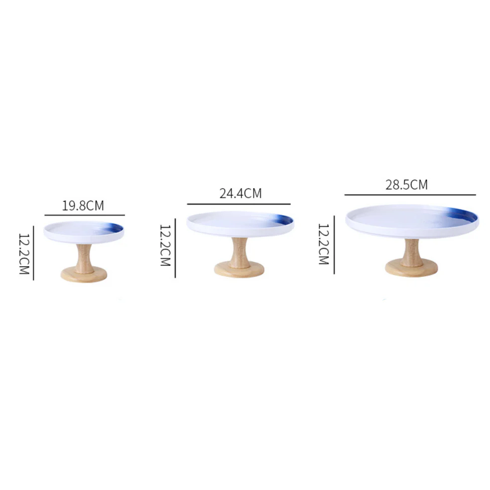 Cake Stand Blue And White 11 Inch - Image 7