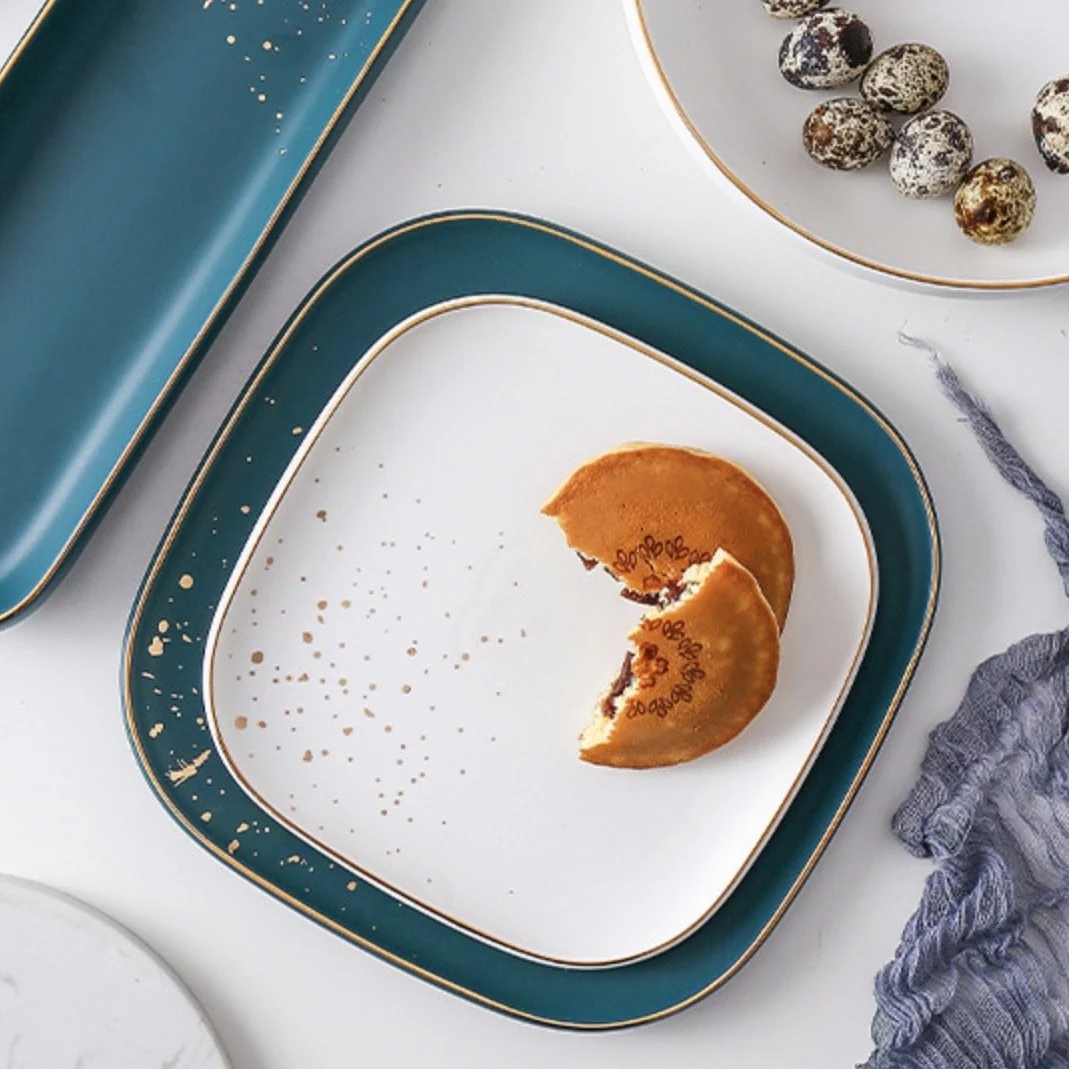 Cara White Salad Plate - Image 3