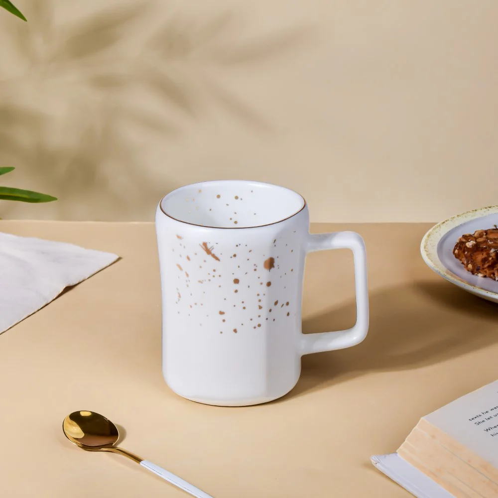 Cara Ceramic White Mug - Image 6