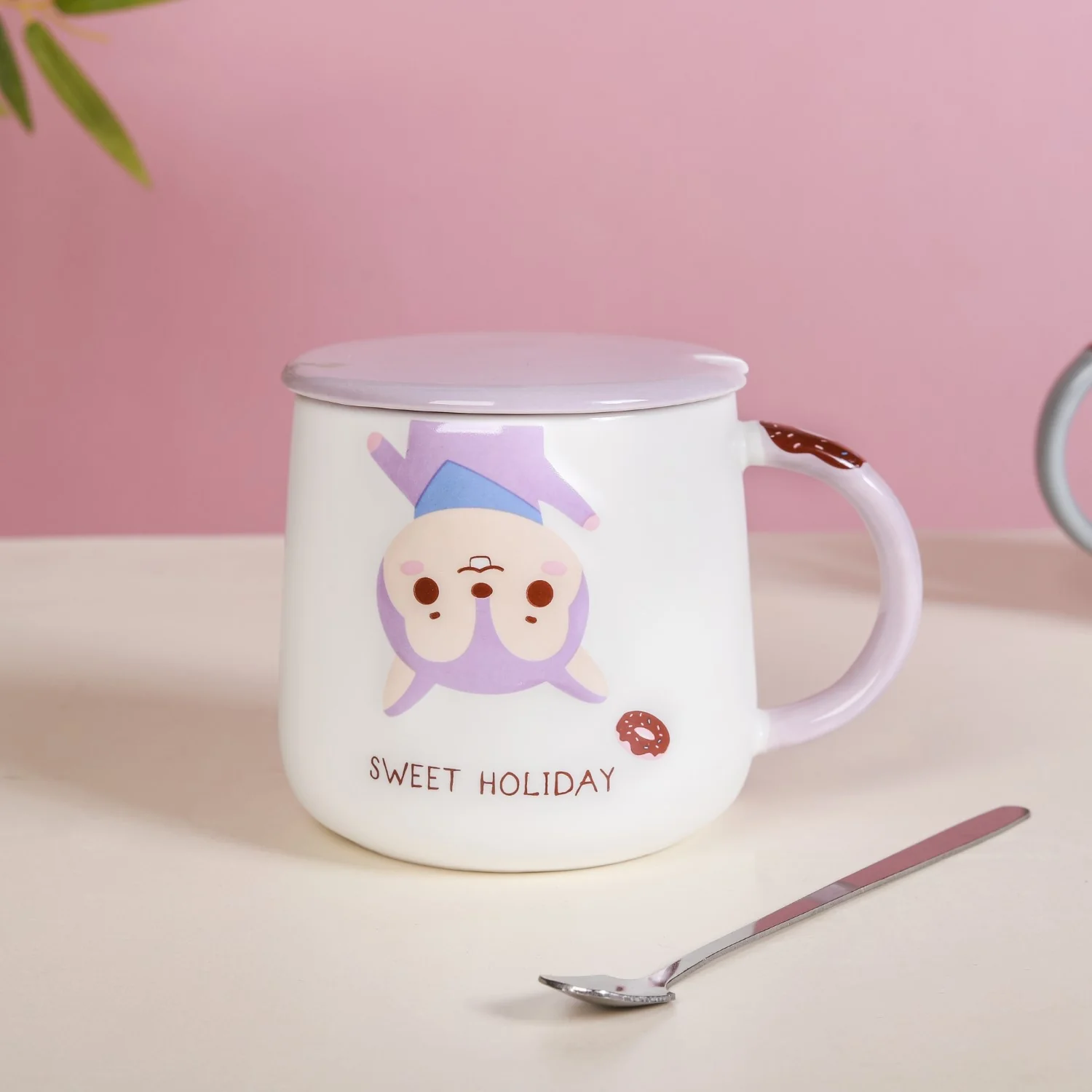 Cartoon Mug With Lid - Image 7