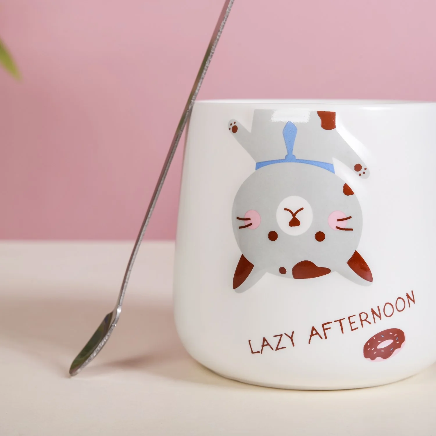 Cartoon Mug With Lid - Image 9