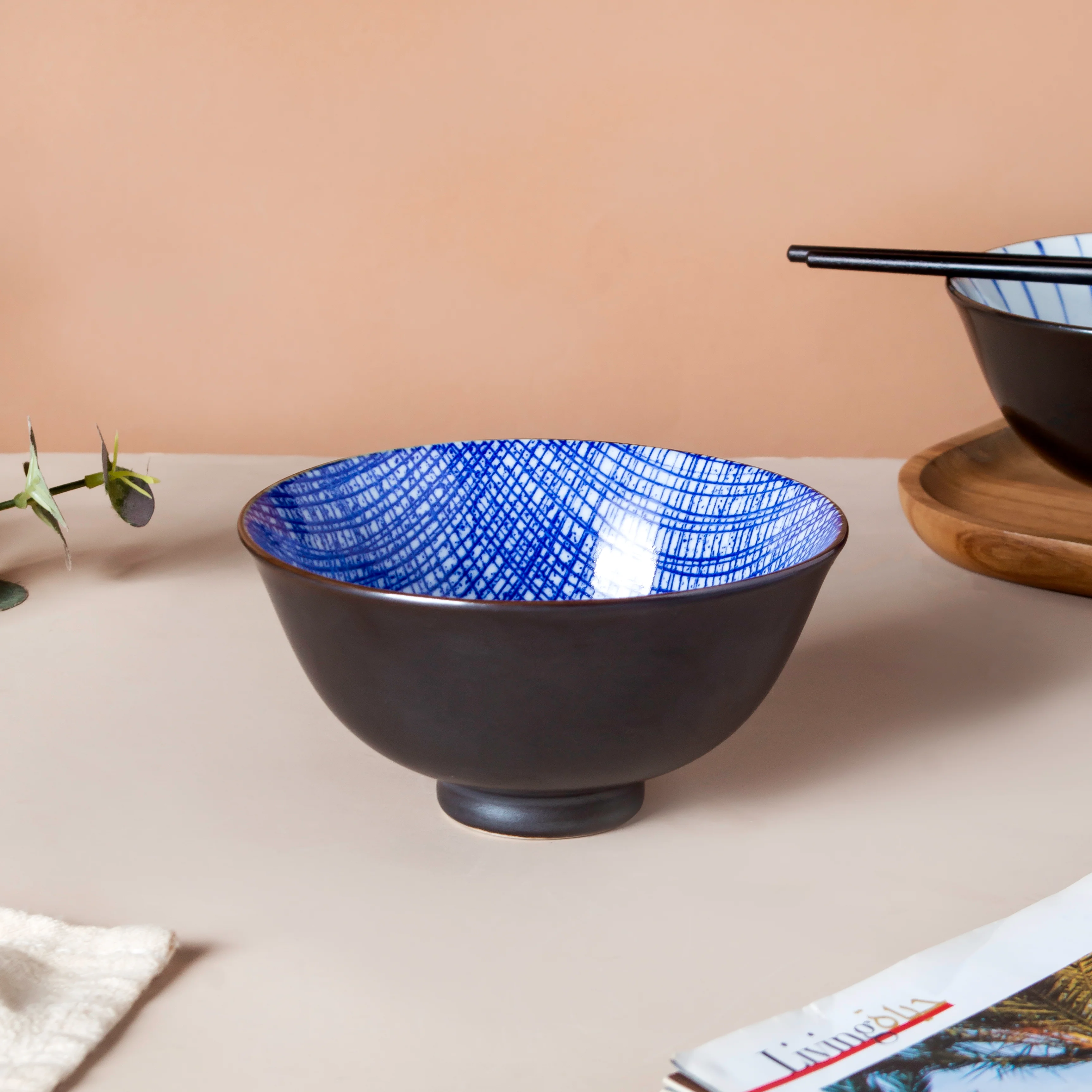 Caspian Cobalt Soup Bowl Blue 200ml - Image 7