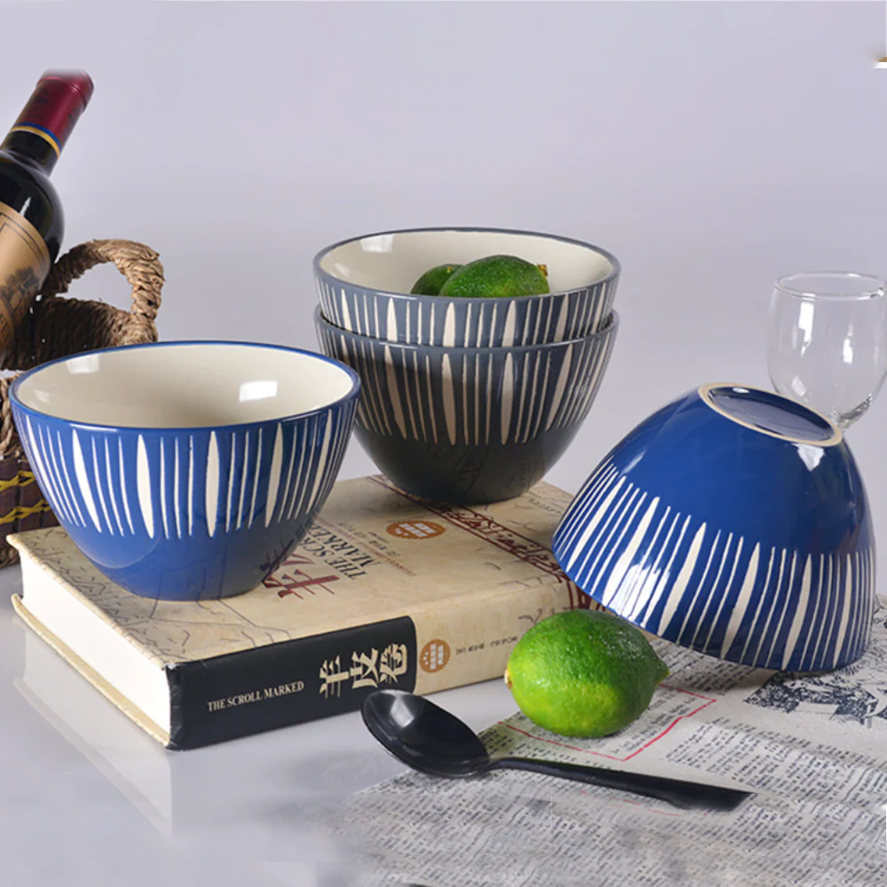Celeste Azure Blue Bowl 550ml - Image 13