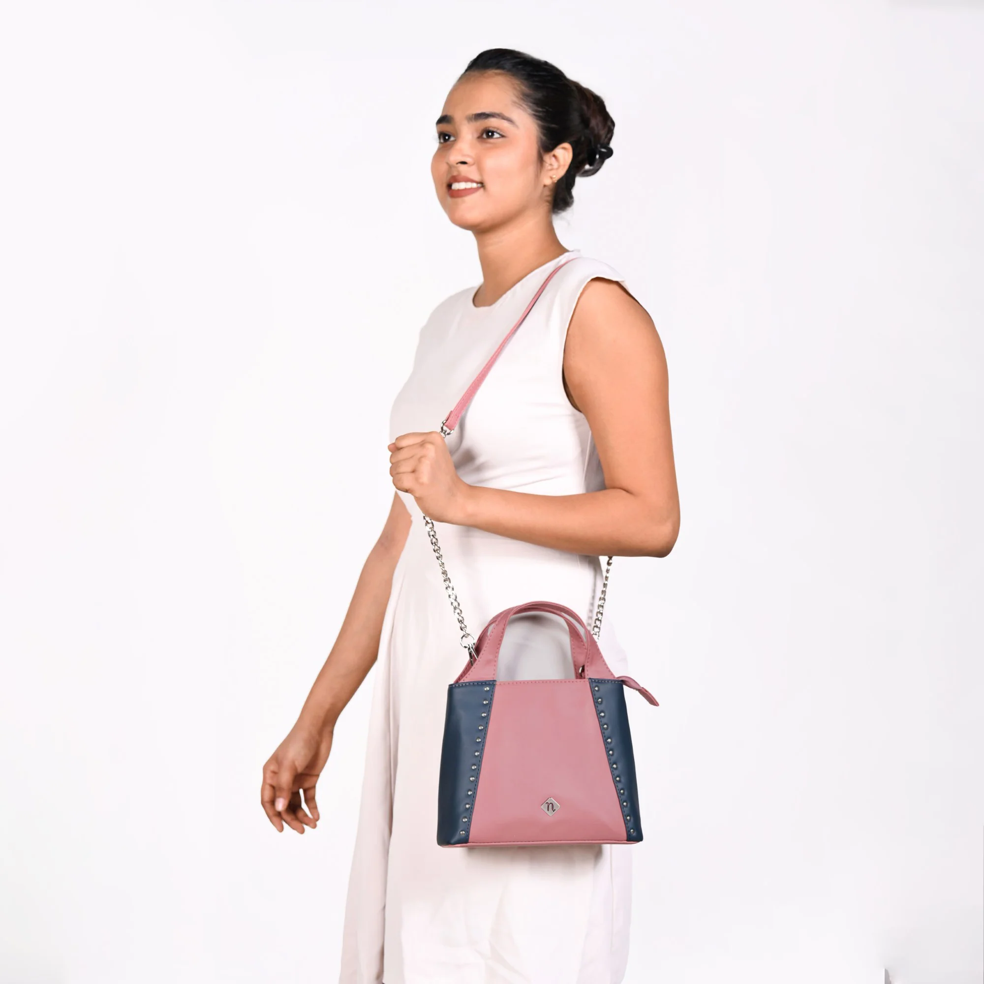 Celestia Chic Handbag With Detachable Sling - Image 7