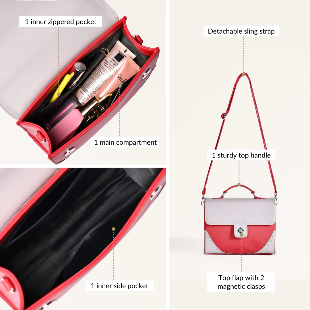 Celestia Satchel With Detachable Strap - Image 6