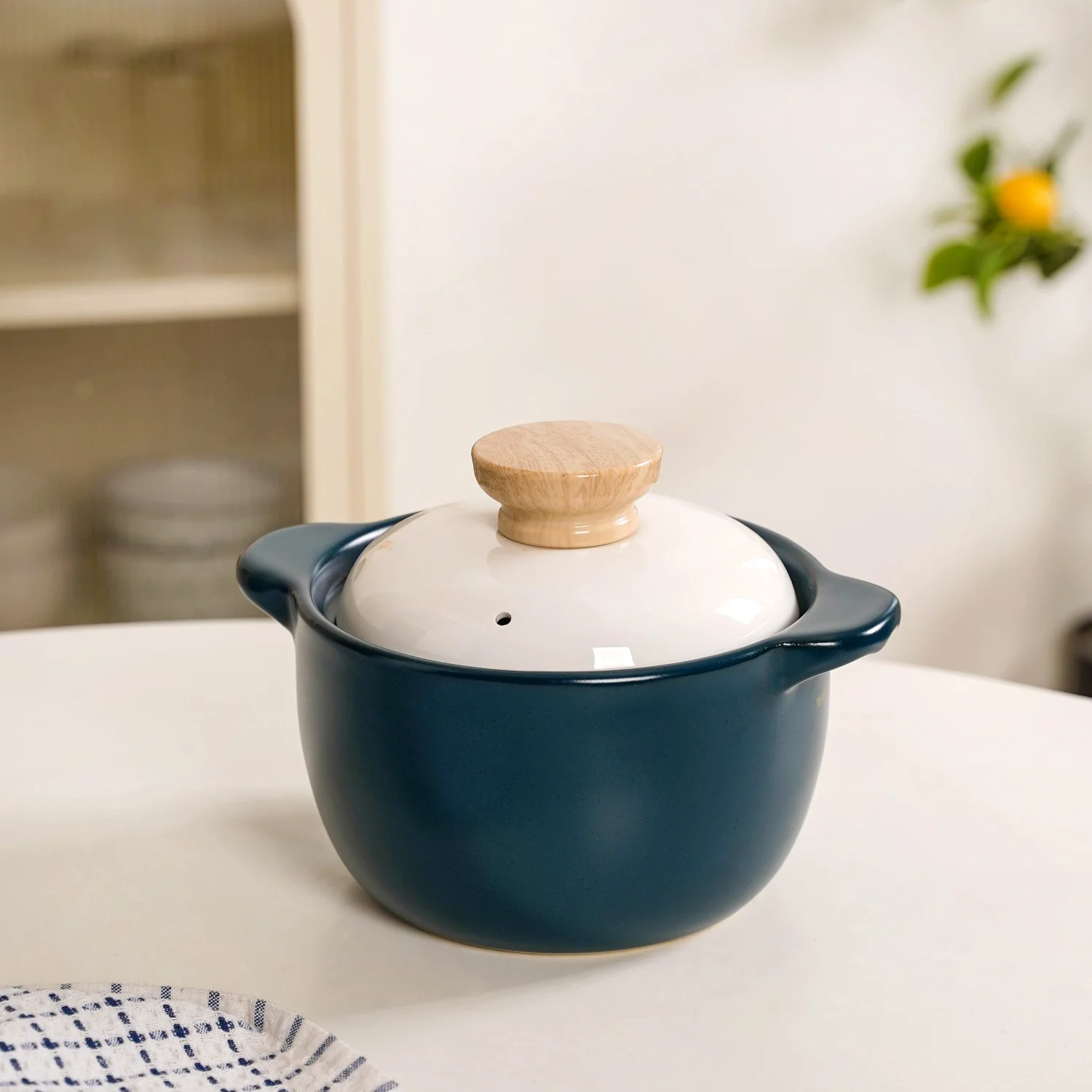 Cera Cooking Pot With Lid Teal 1800ml - Image 10
