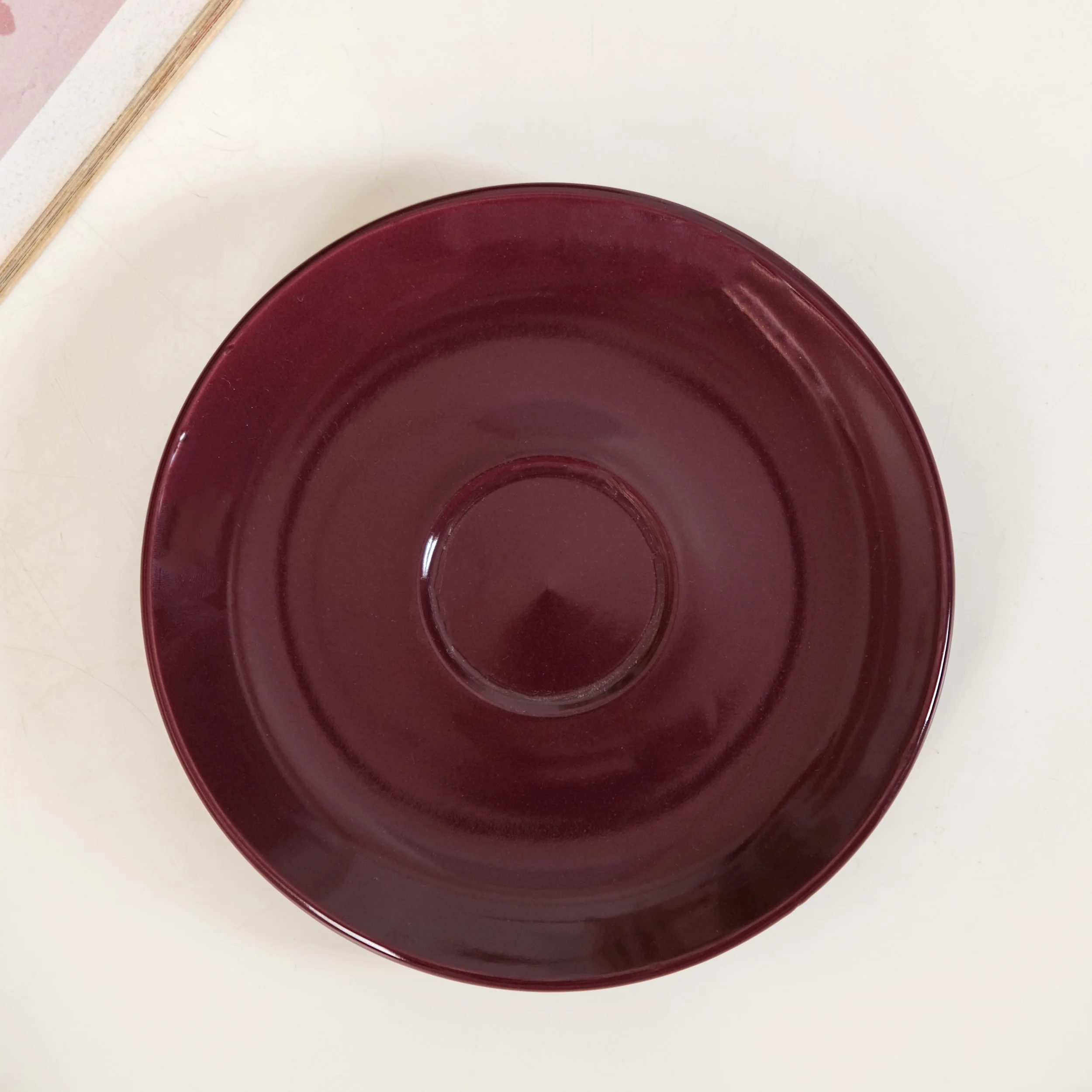 Ceramic Ambrosia One Cup Tea Set Plum - Image 9