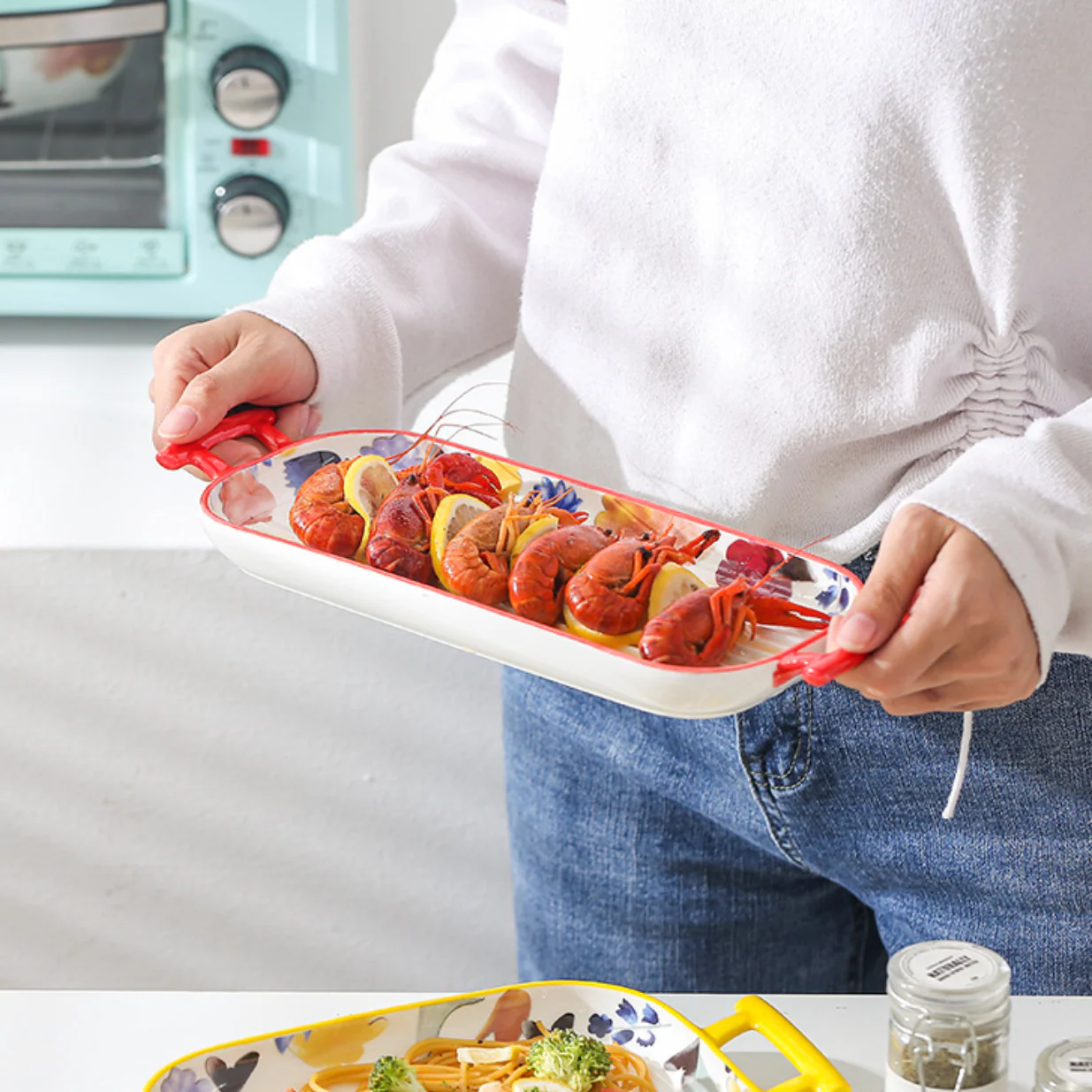 Floral Baking Dish Long - Image 5