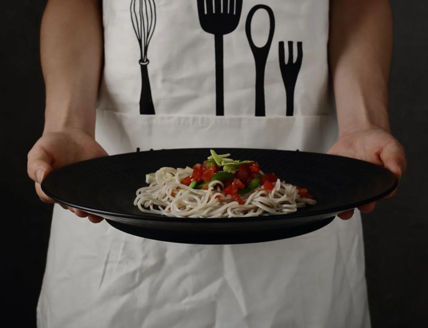 Ceramic Black Dinner Plate - Image 6