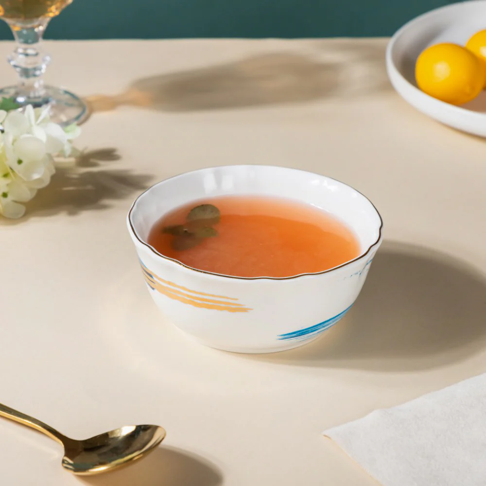 Ceramic Bowl With Wavy Rim 300 ml - Image 8