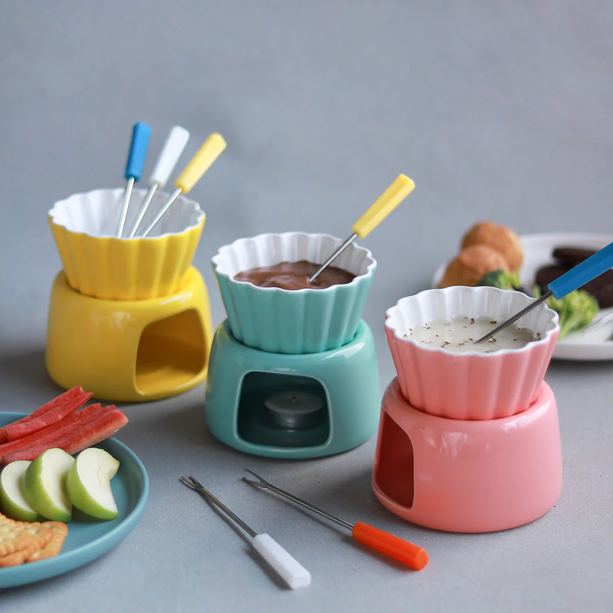 Ceramic Fondue Pot - Image 5