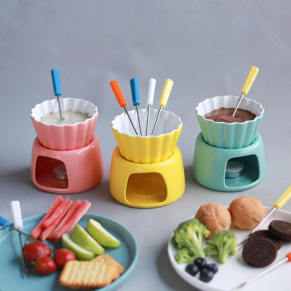 Ceramic Fondue Pot - Image 6
