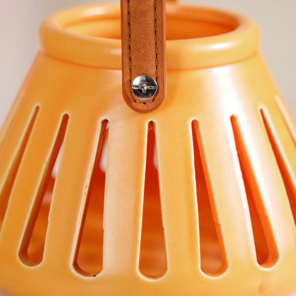 Ceramic Lantern With Handle Set of 2 - Image 10