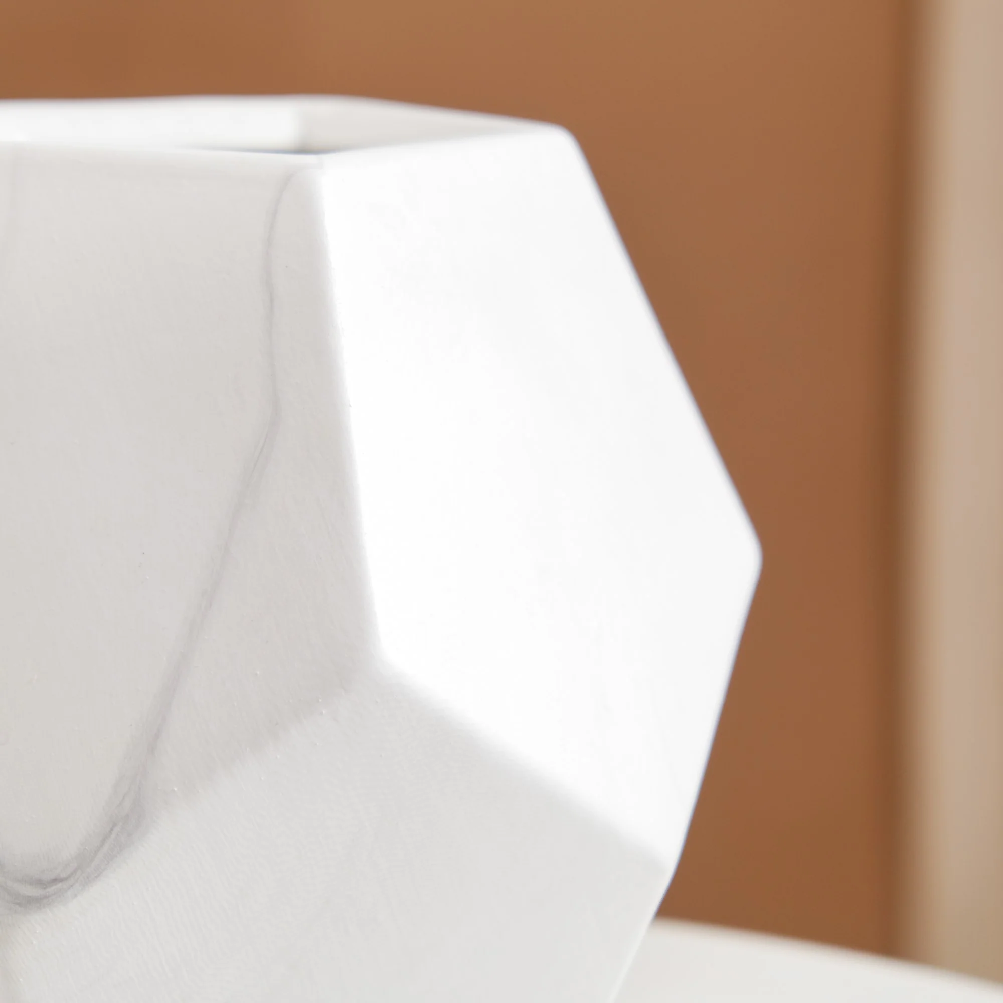 Ceramic Marble Facets Vase - Image 10