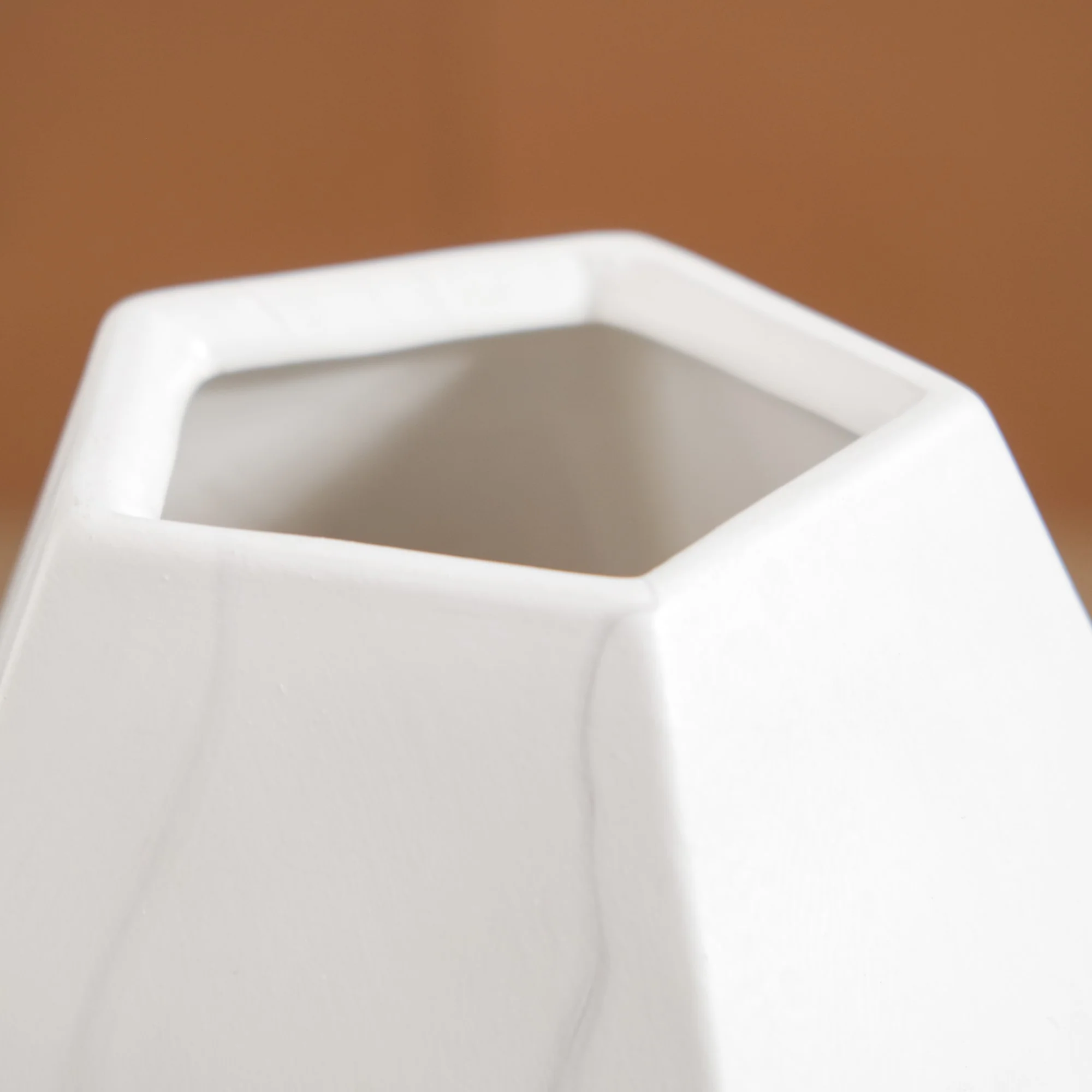 Ceramic Marble Facets Vase - Image 9