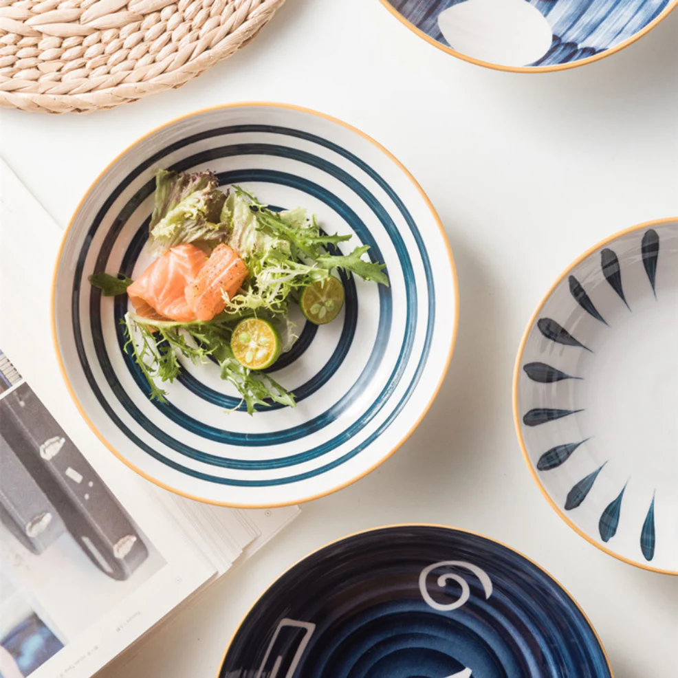 Nitori Ceramic Deep Plate Large 8inch - Image 9