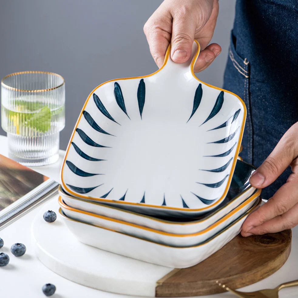 Ceramic Plate With Handle Nitori - Image 6