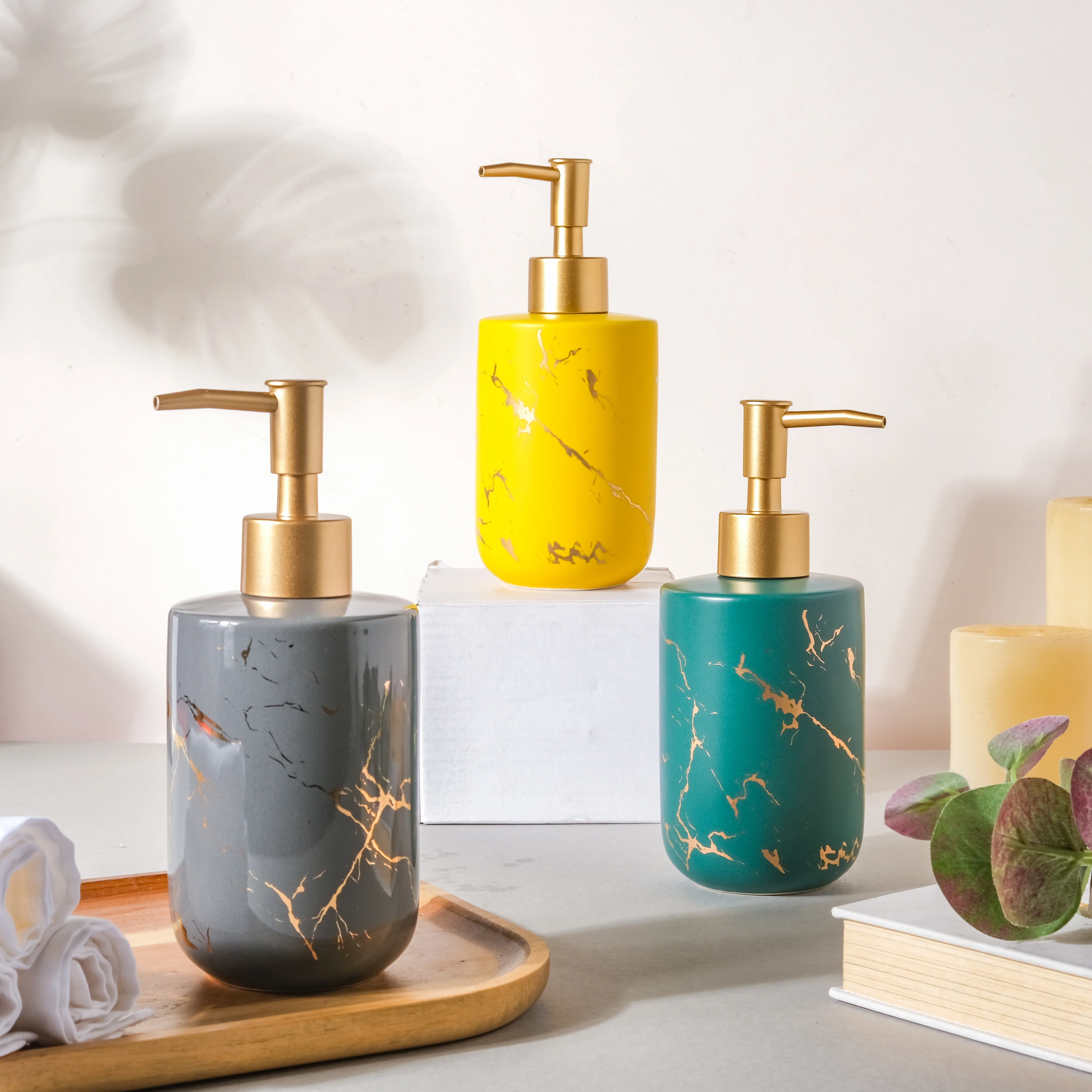 Ceramic Pump Dispenser Bottle - Image 3