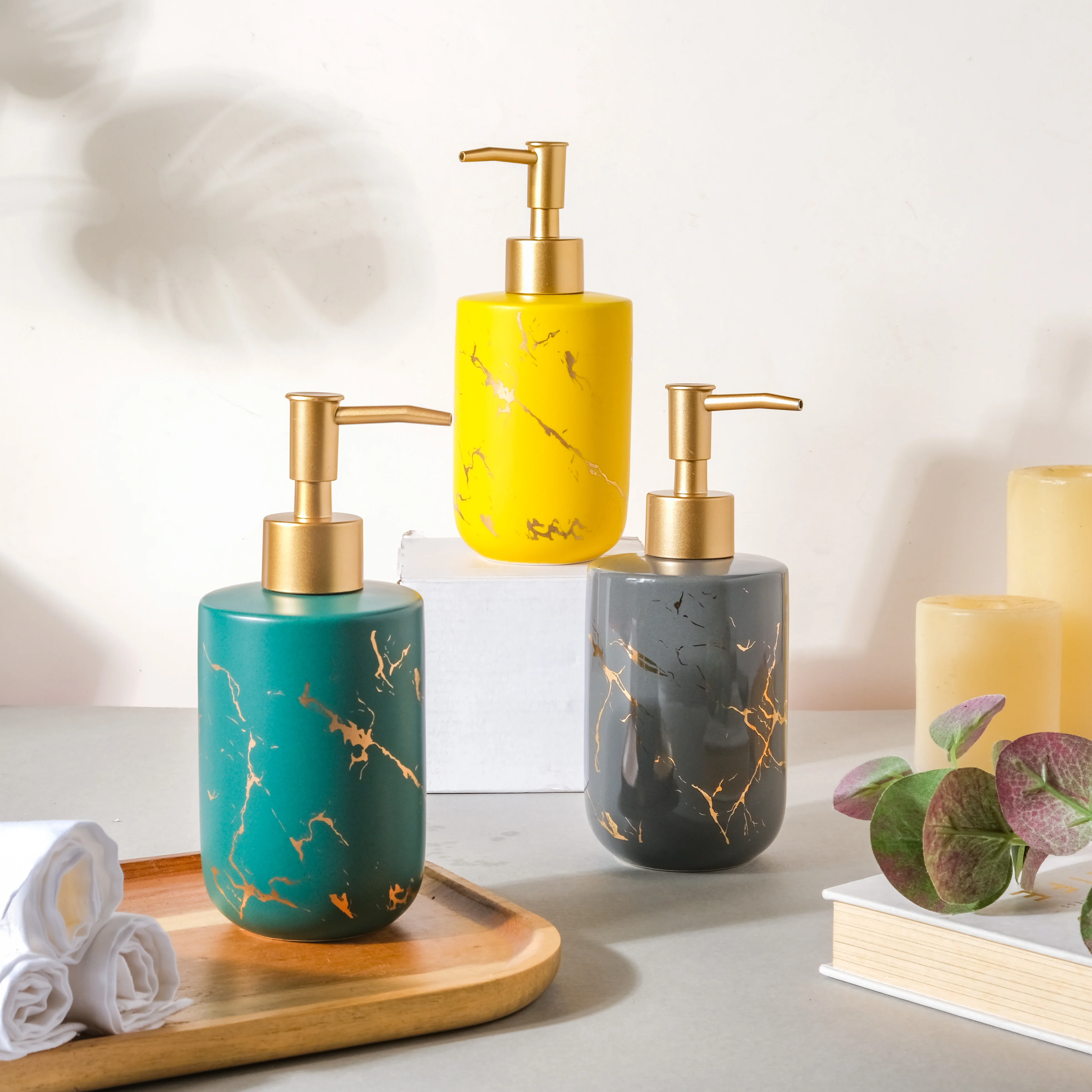 Ceramic Pump Dispenser Bottle - Image 4