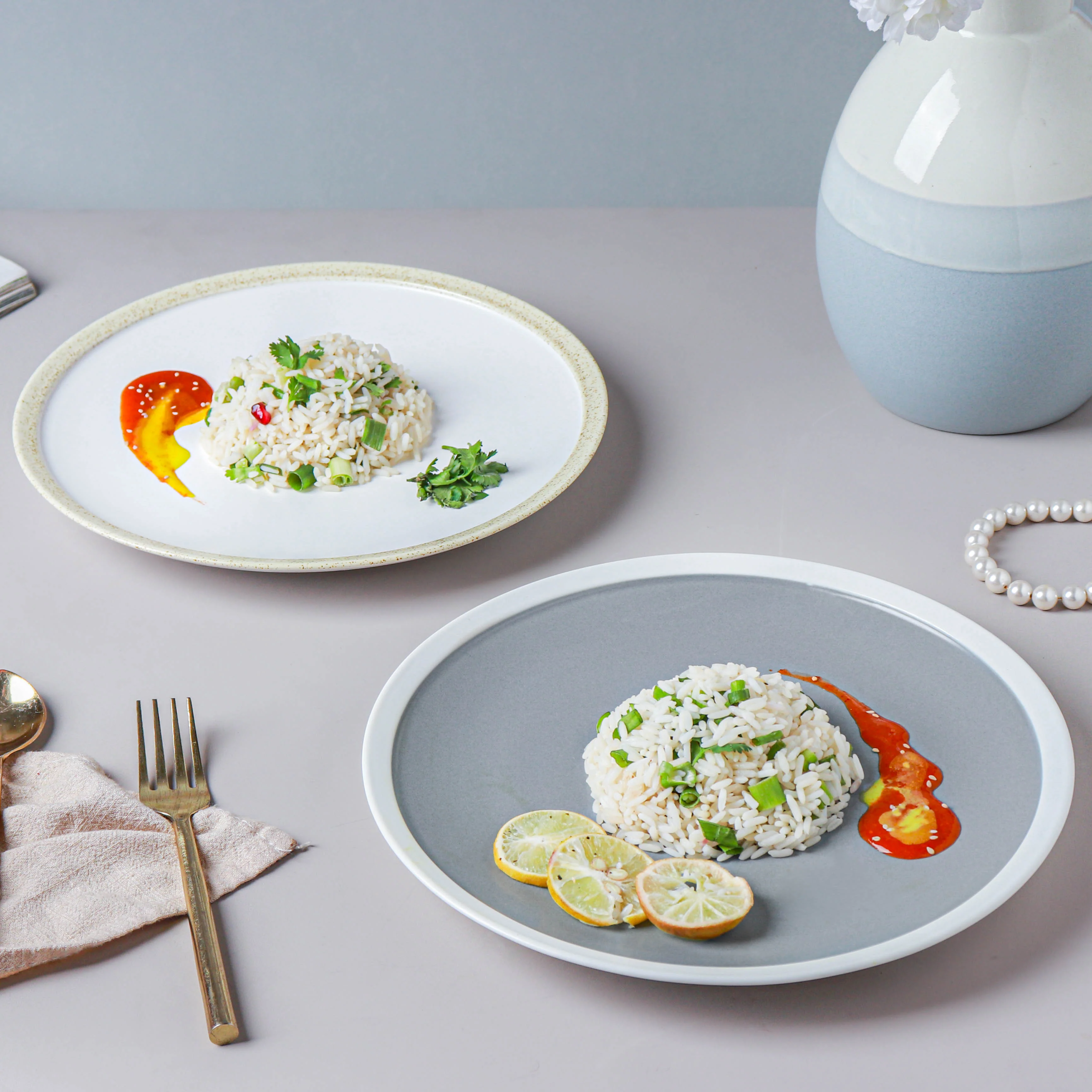 Ceramic Round Dinner Plate - Image 4
