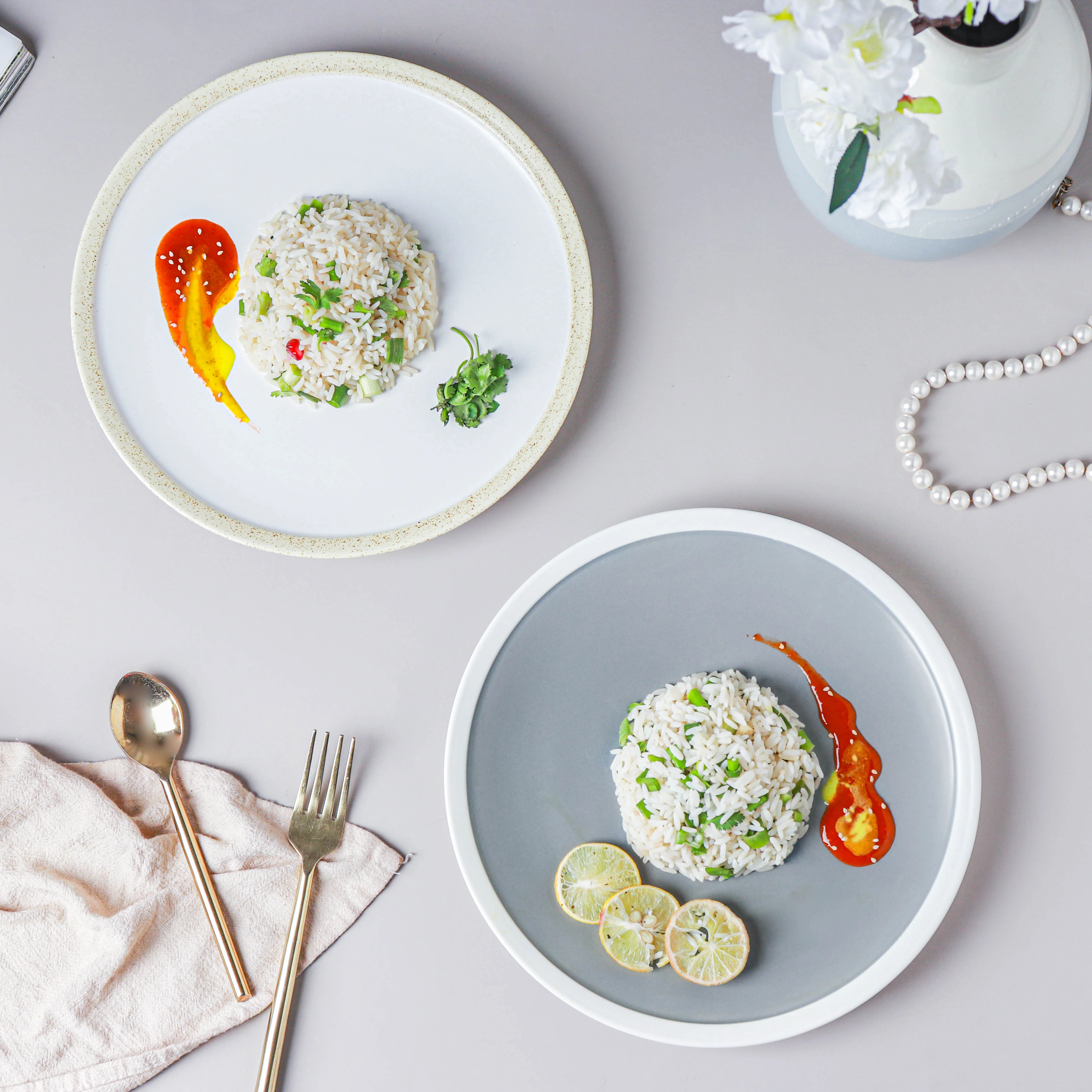 Ceramic Round Dinner Plate - Image 5